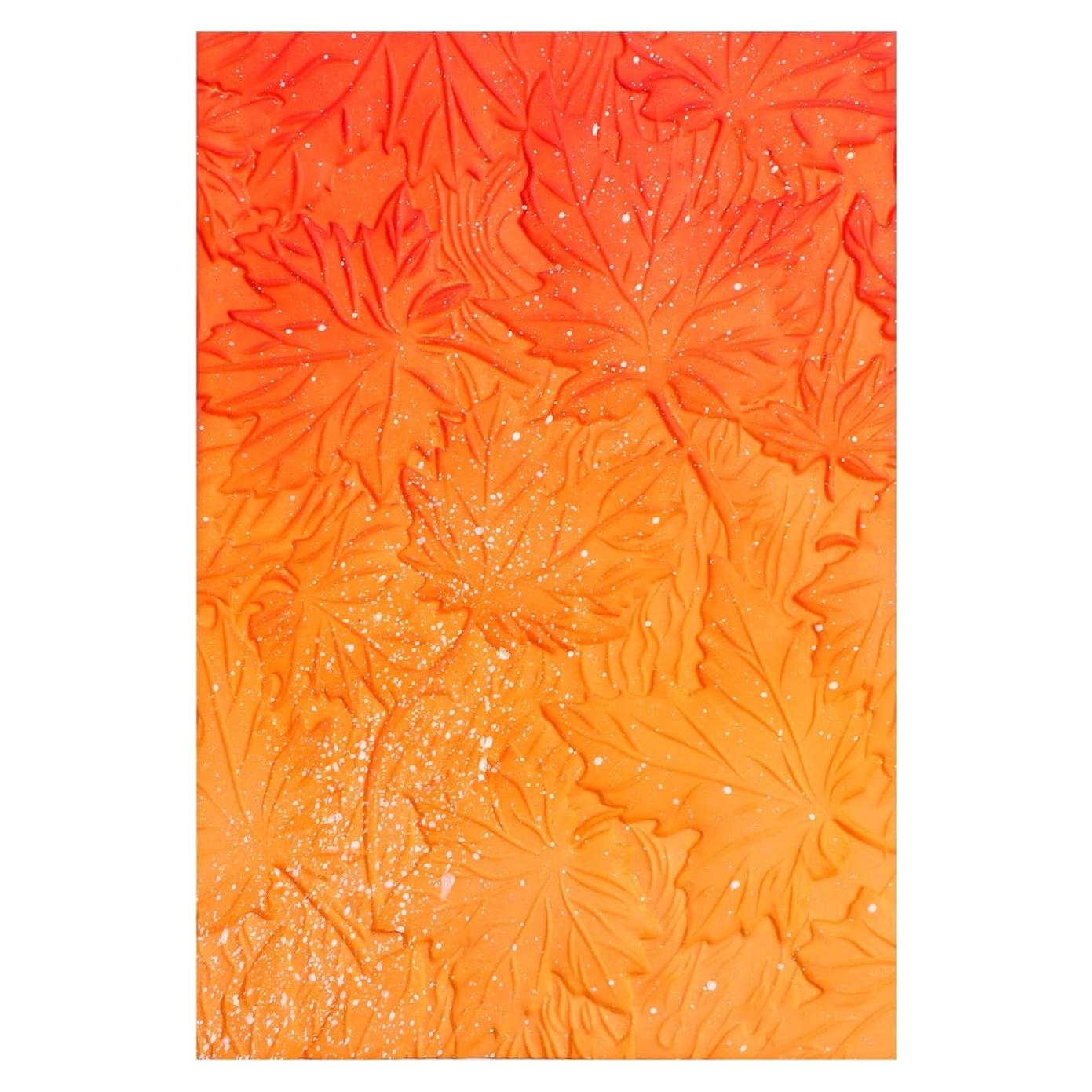 Carpeta de Embossing 3D BAOFALI Otoño 16x11.5cm para Manualidades