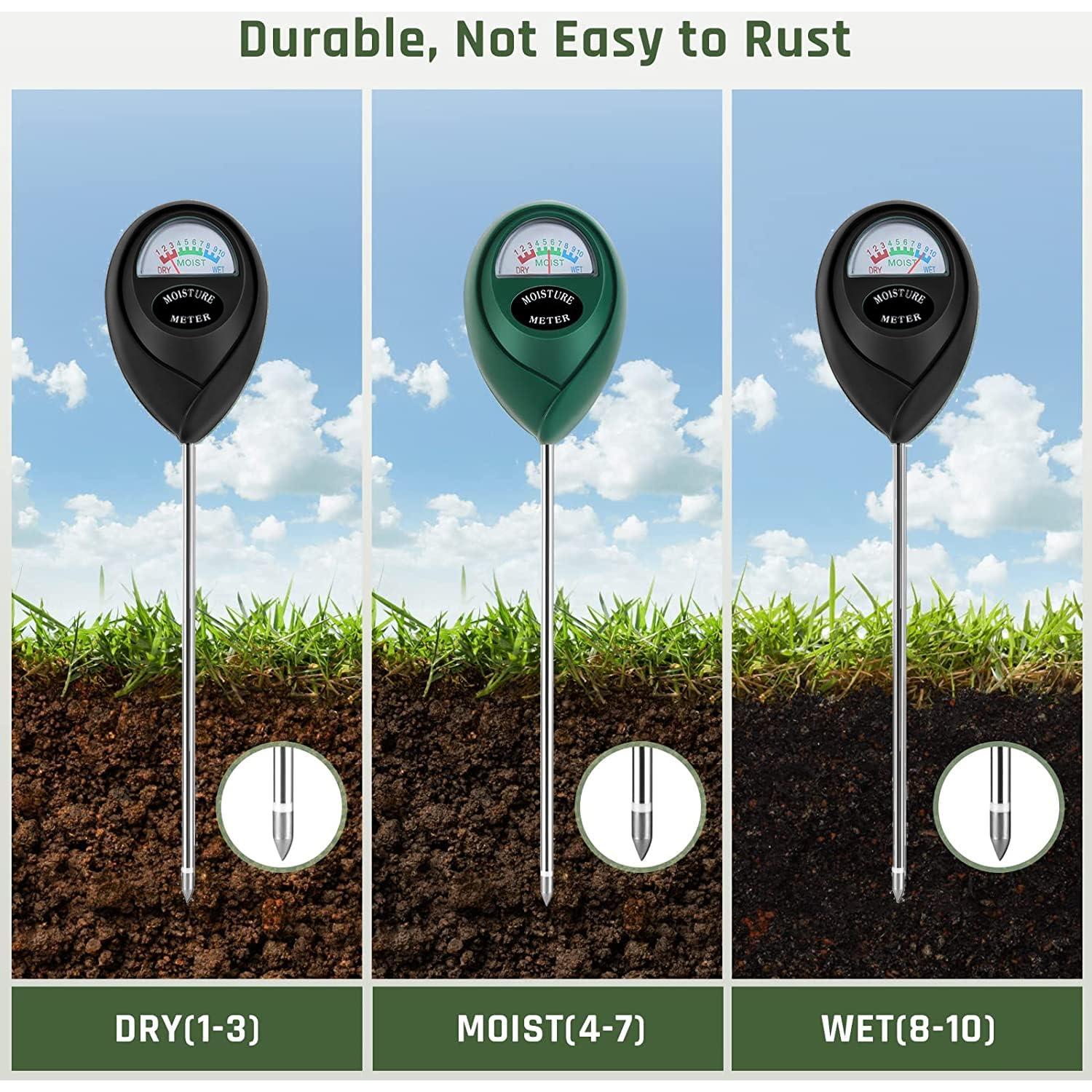 Medidor de Humedad de Suelo Thlevel Verde y Negro - Sin Batería
