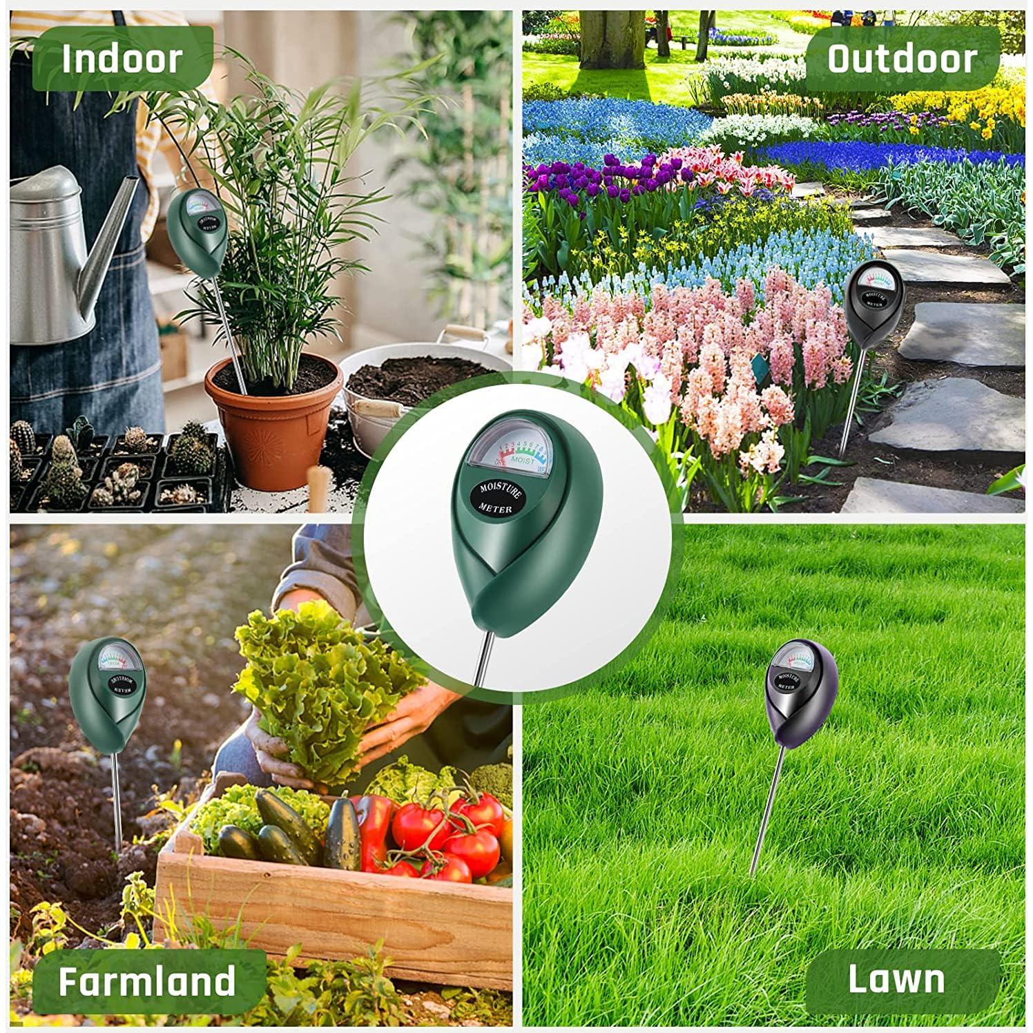 Medidor de Humedad de Suelo Thlevel Verde y Negro - Sin Batería