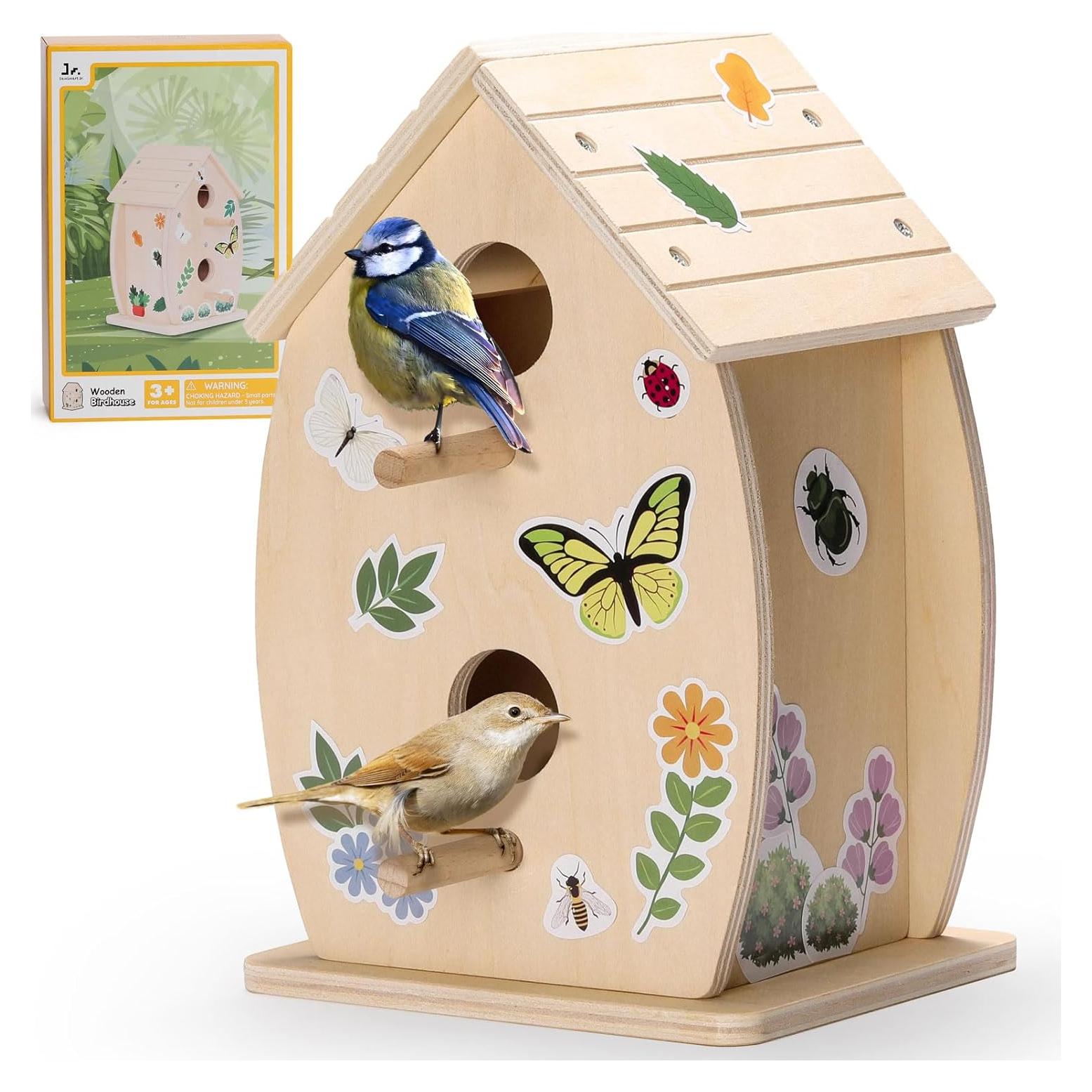 Kit Casa para Aves SainSmart Jr. Madera para Niños 3+
