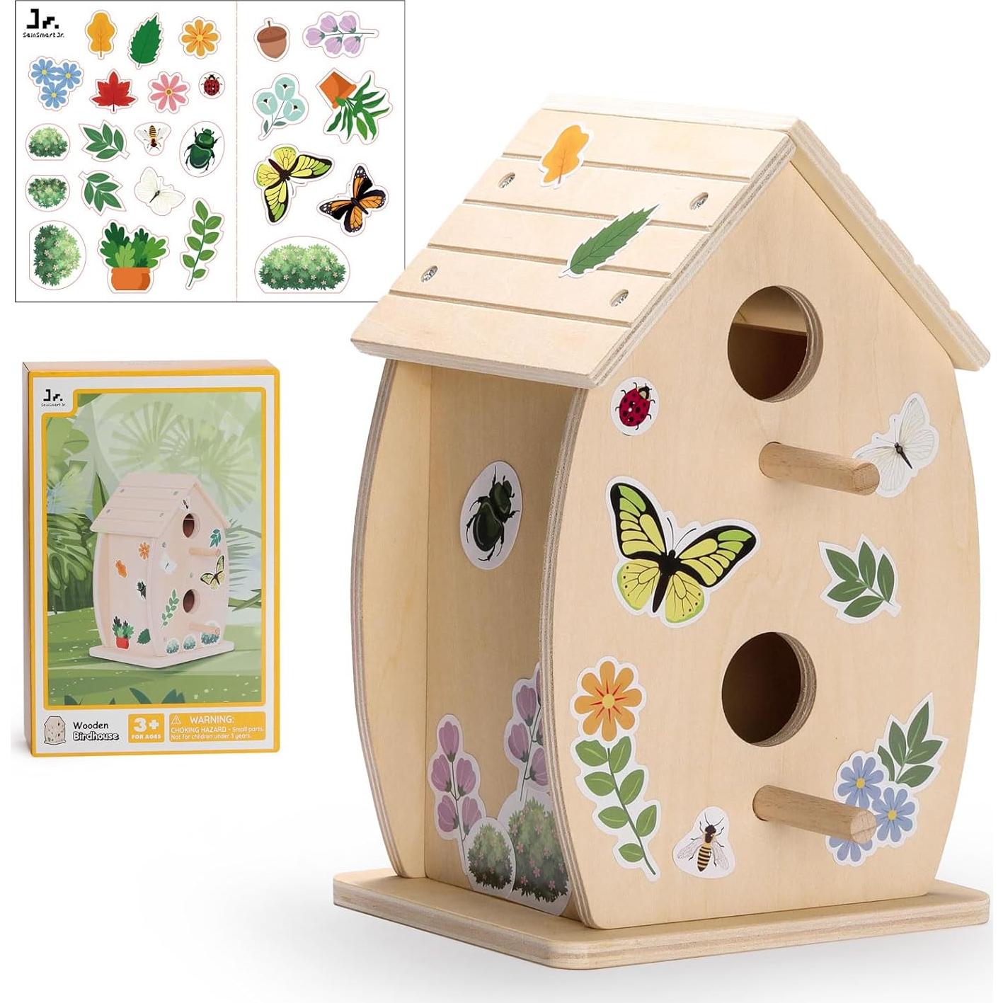 Kit Casa para Aves SainSmart Jr. Madera para Niños 3+