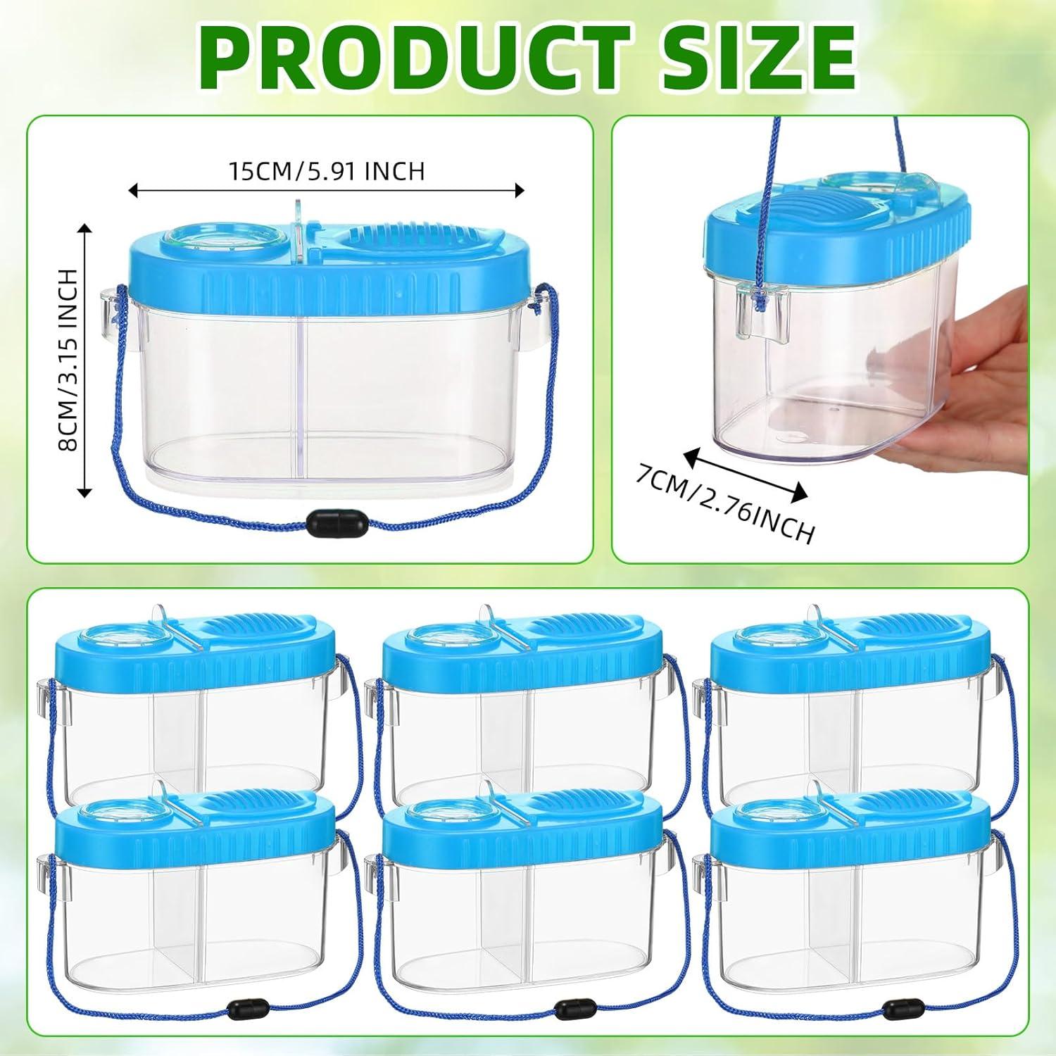 Kit de Captura de Insectos para Niños WinnerWhy - 6 Cajas de Exploración