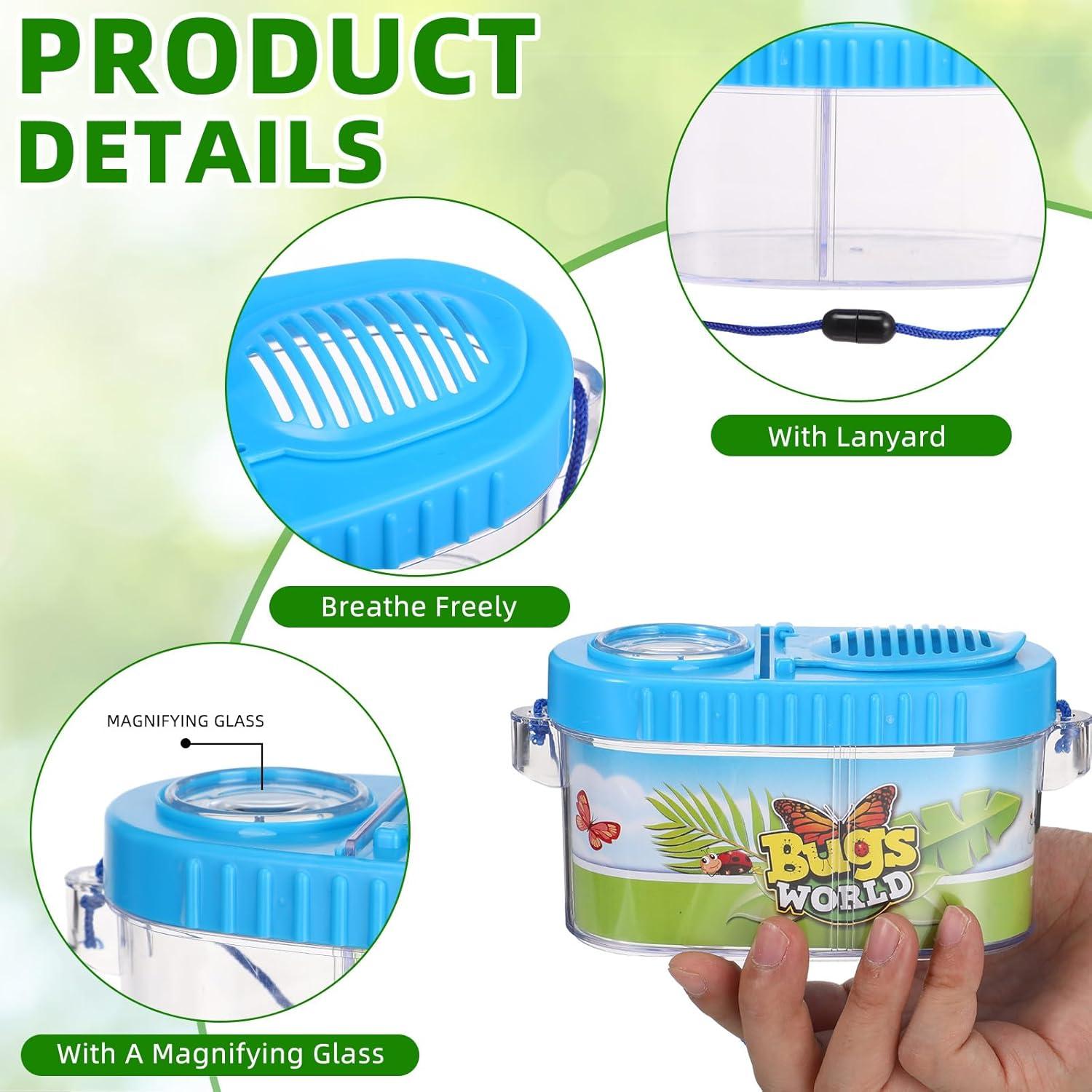 Kit de Captura de Insectos para Niños WinnerWhy - 6 Cajas de Exploración