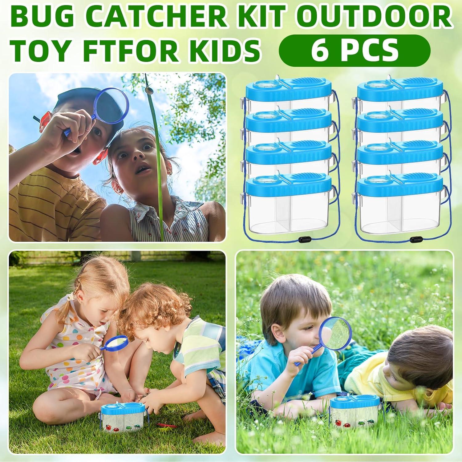 Kit de Captura de Insectos para Niños WinnerWhy - 6 Cajas de Exploración