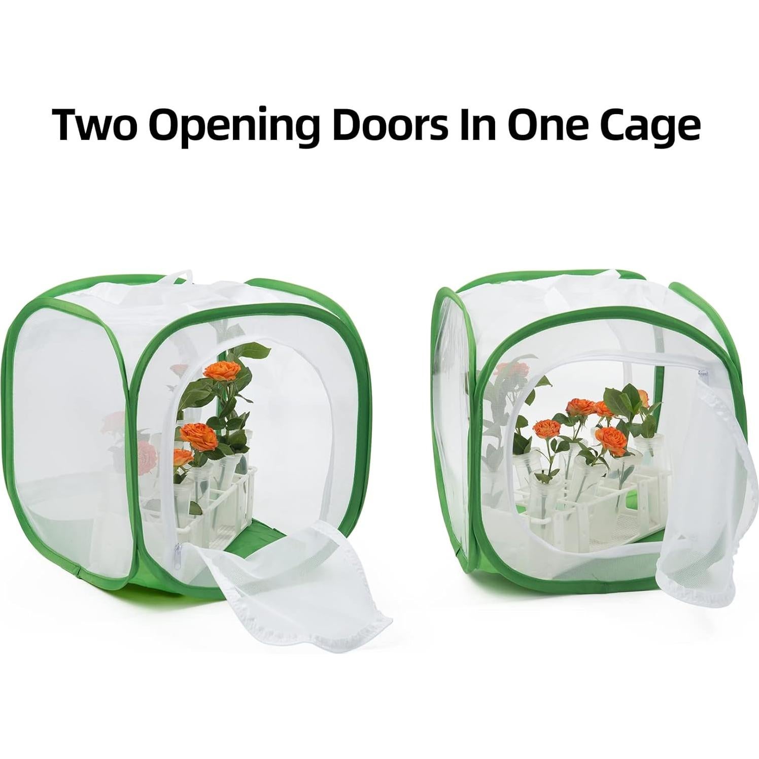 Jaula Hábitat para Mariposas Restcloud 30.48 cm 2 Puertas