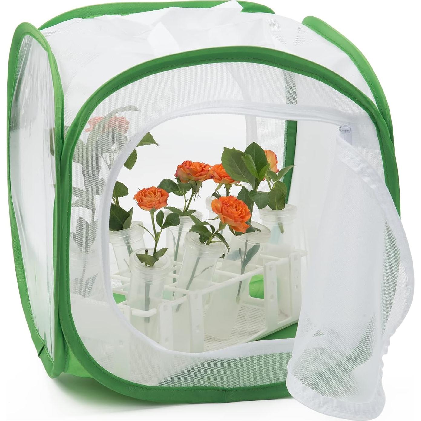 Jaula Hábitat para Mariposas Restcloud 30.48 cm 2 Puertas