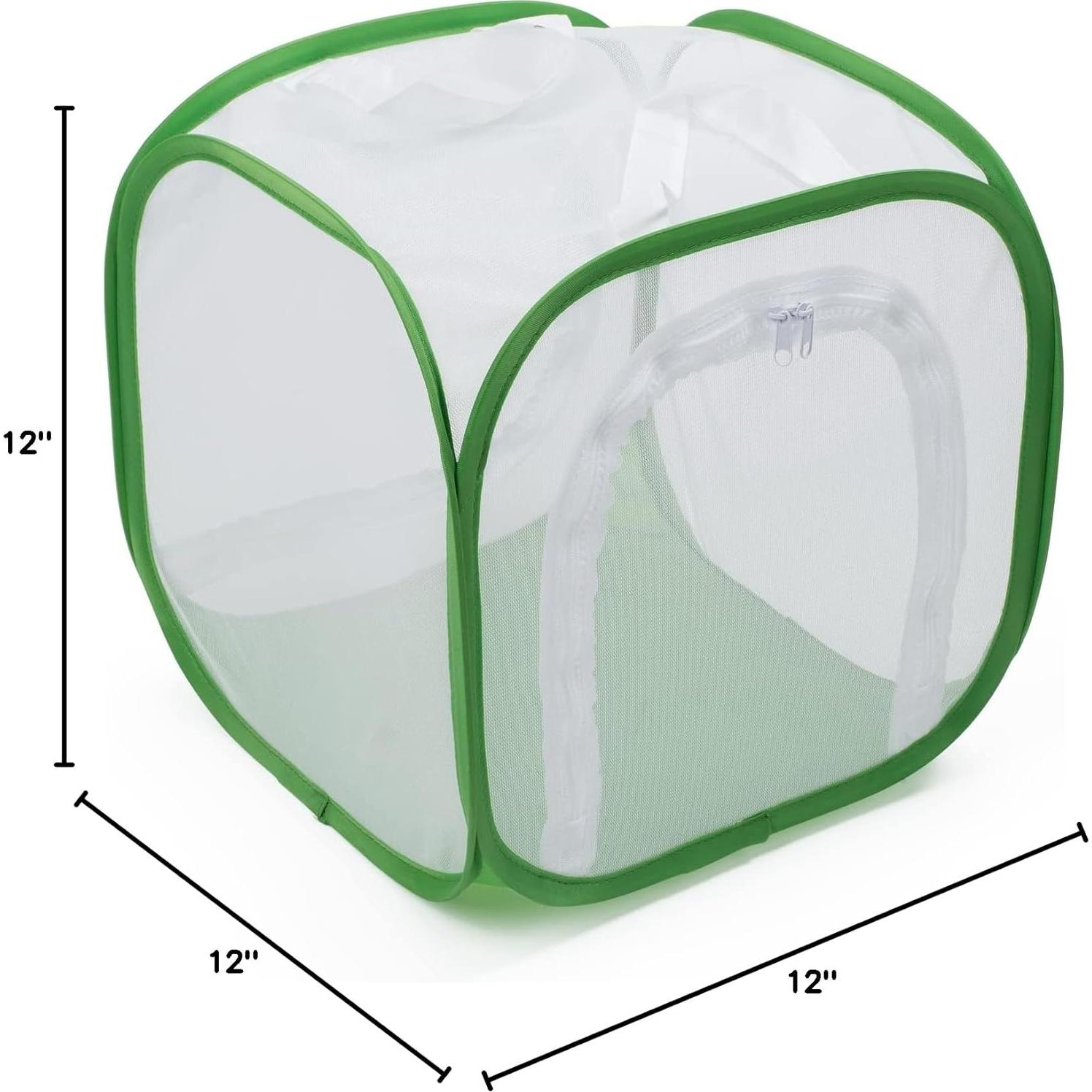 Jaula Hábitat para Mariposas Restcloud 30.48 cm 2 Puertas