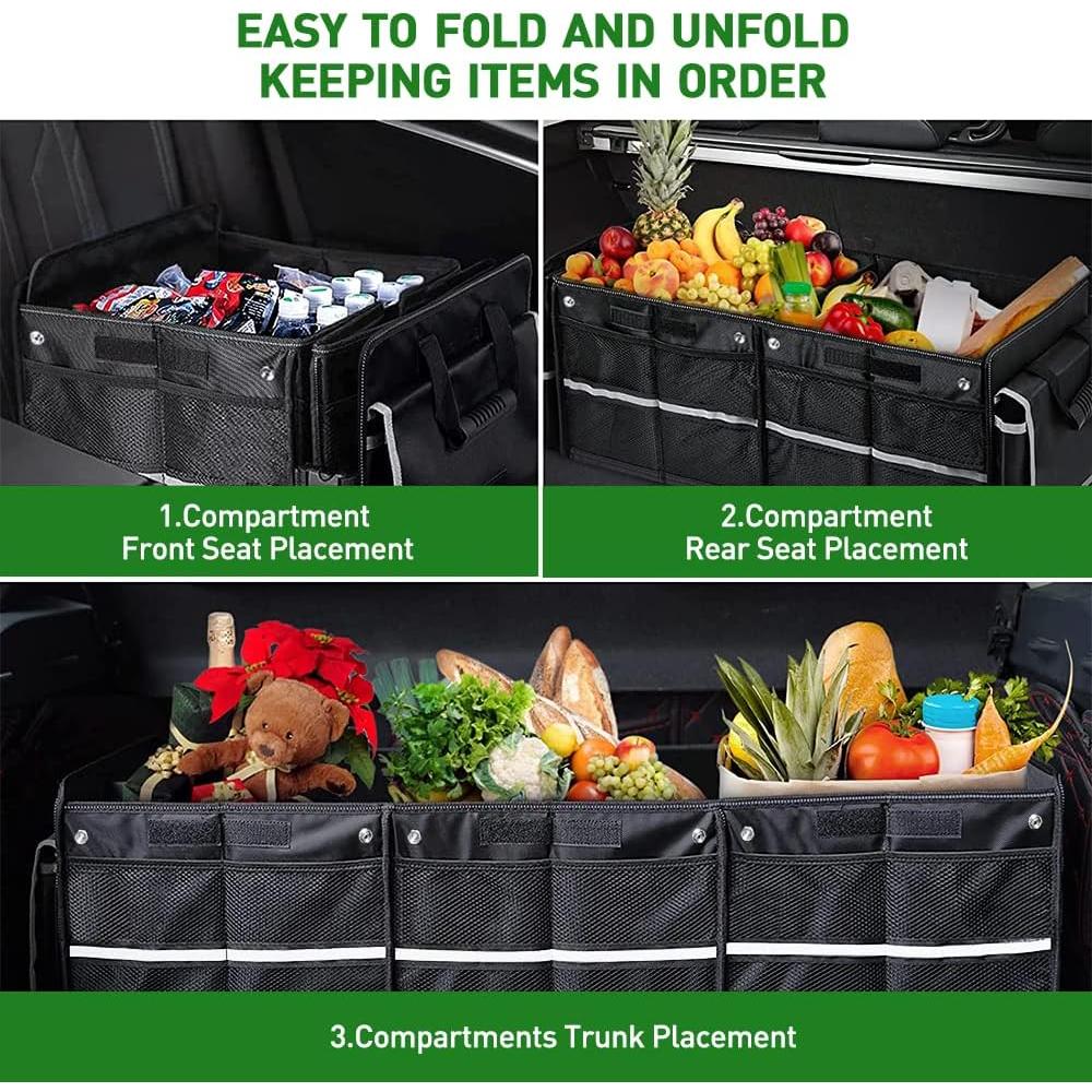 Organizador de Maletero Snuopfy SNX 115L Plegable Negro