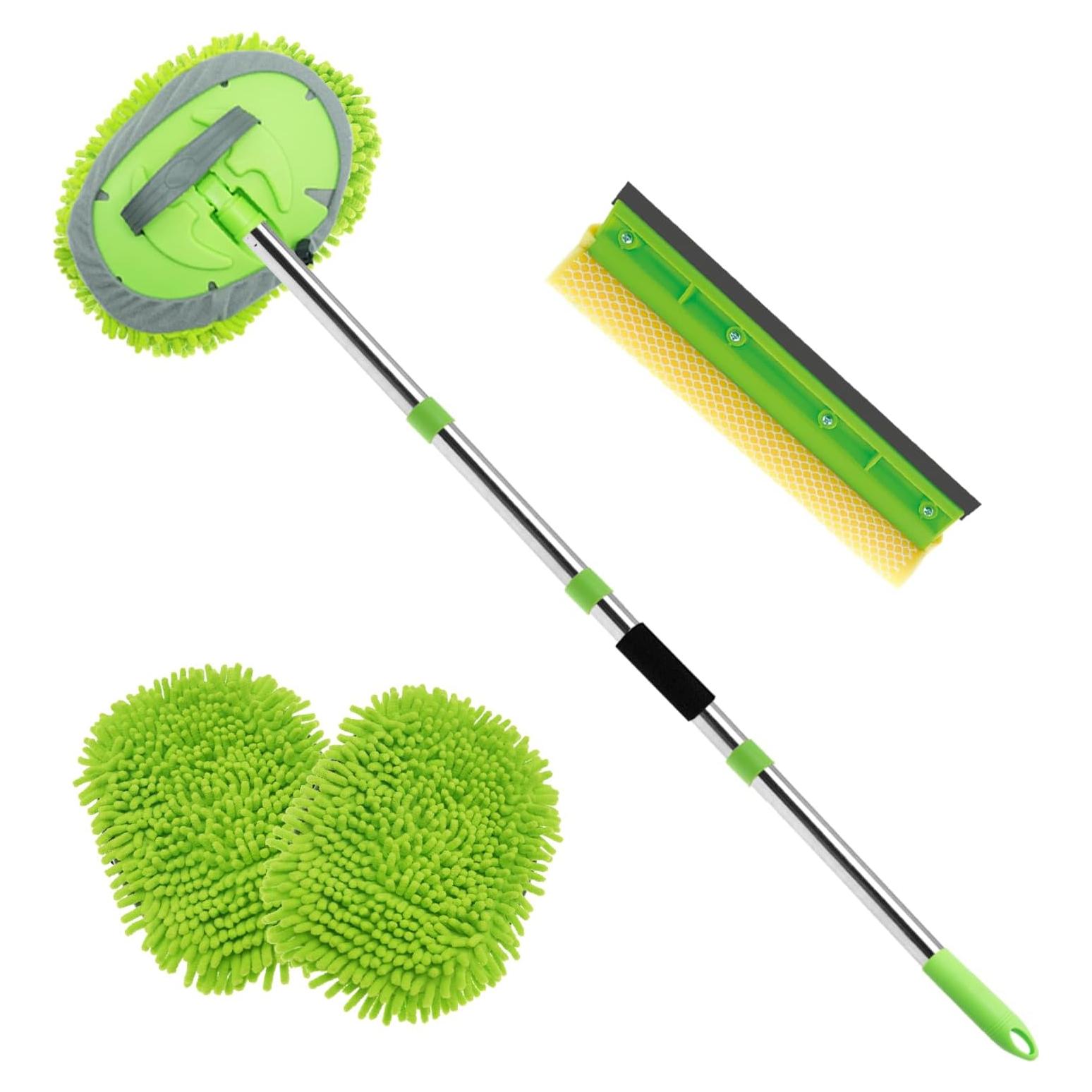 Kit de Cepillo de Lavado de Autos ETOUPA 62" Microfibra Chenille