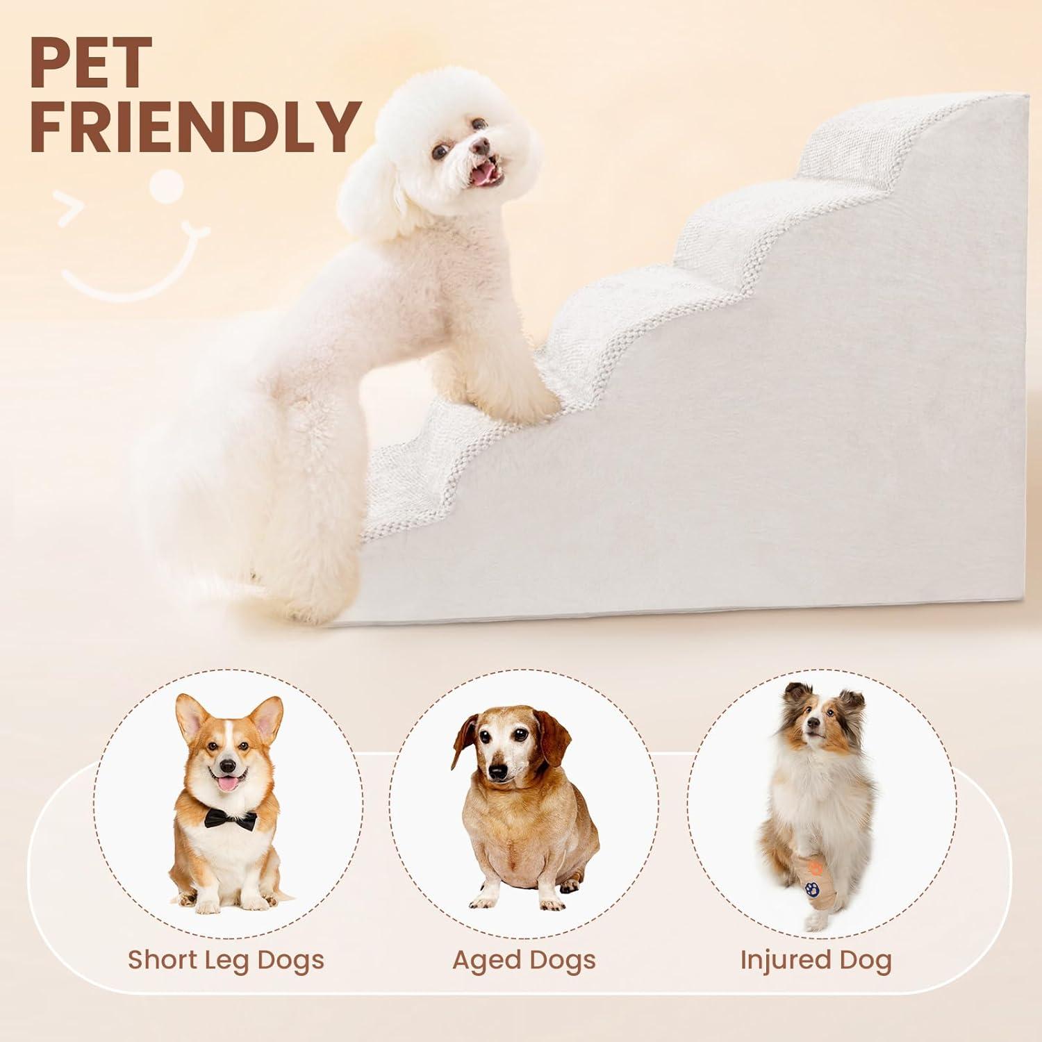 Escaleras para Perros Heeyoo 5 Pasos Antideslizantes 61 cm