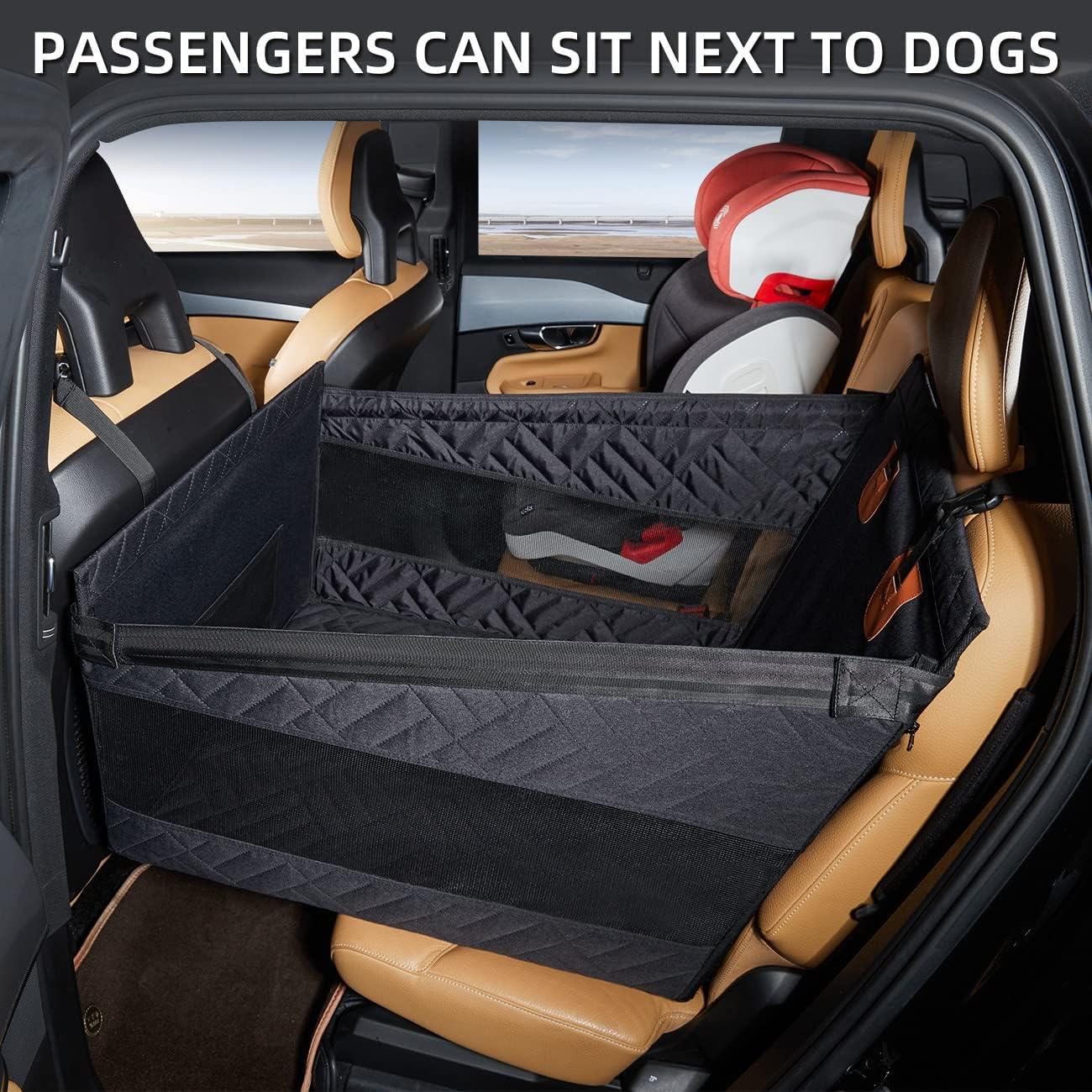 Asiento de Coche para Perros TKYZ Negro Pequeño Impermeable