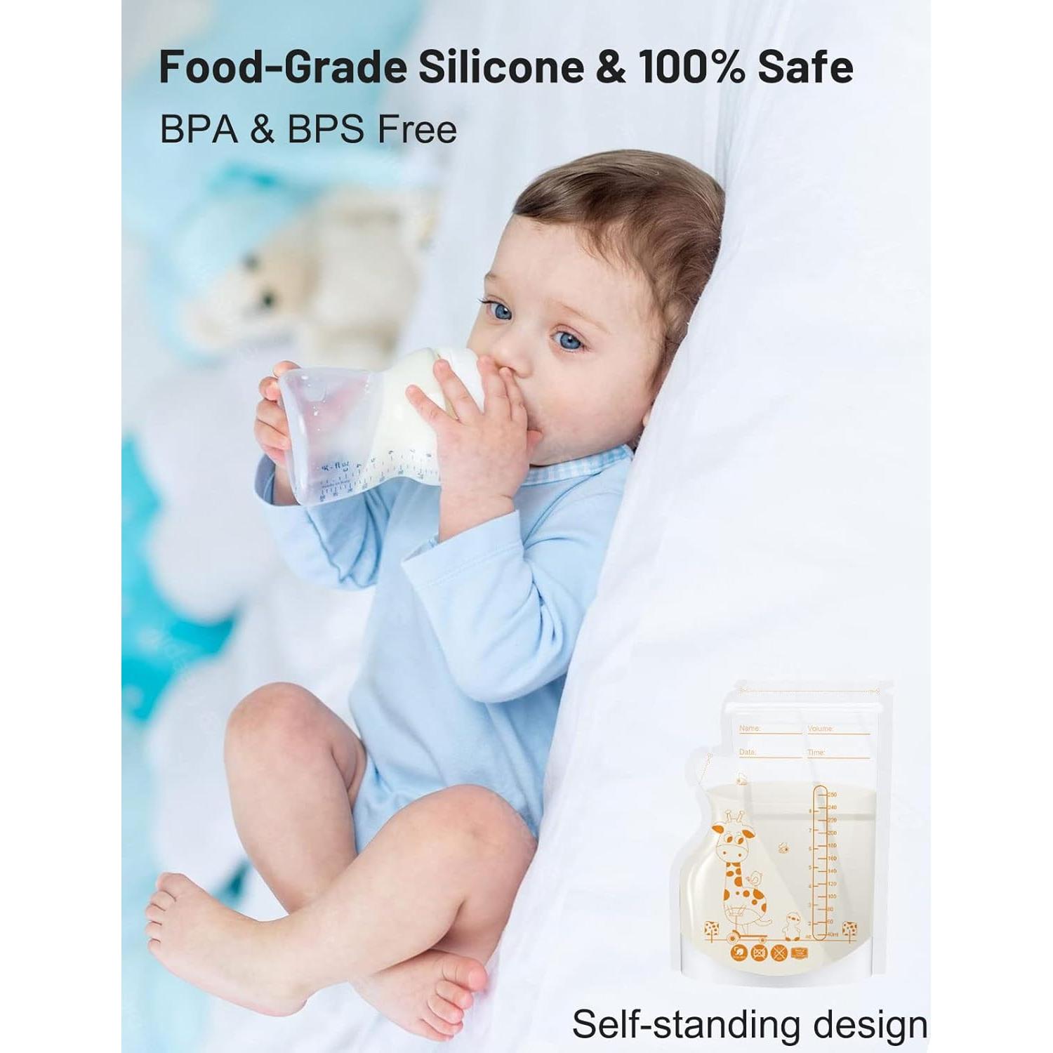 Bolsas de Almacenamiento de Leche Materna Mumgaroo 250ml 40 Pcs