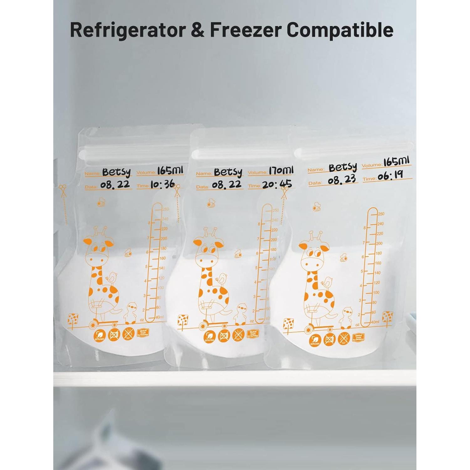 Bolsas de Almacenamiento de Leche Materna Mumgaroo 250ml 40 Pcs