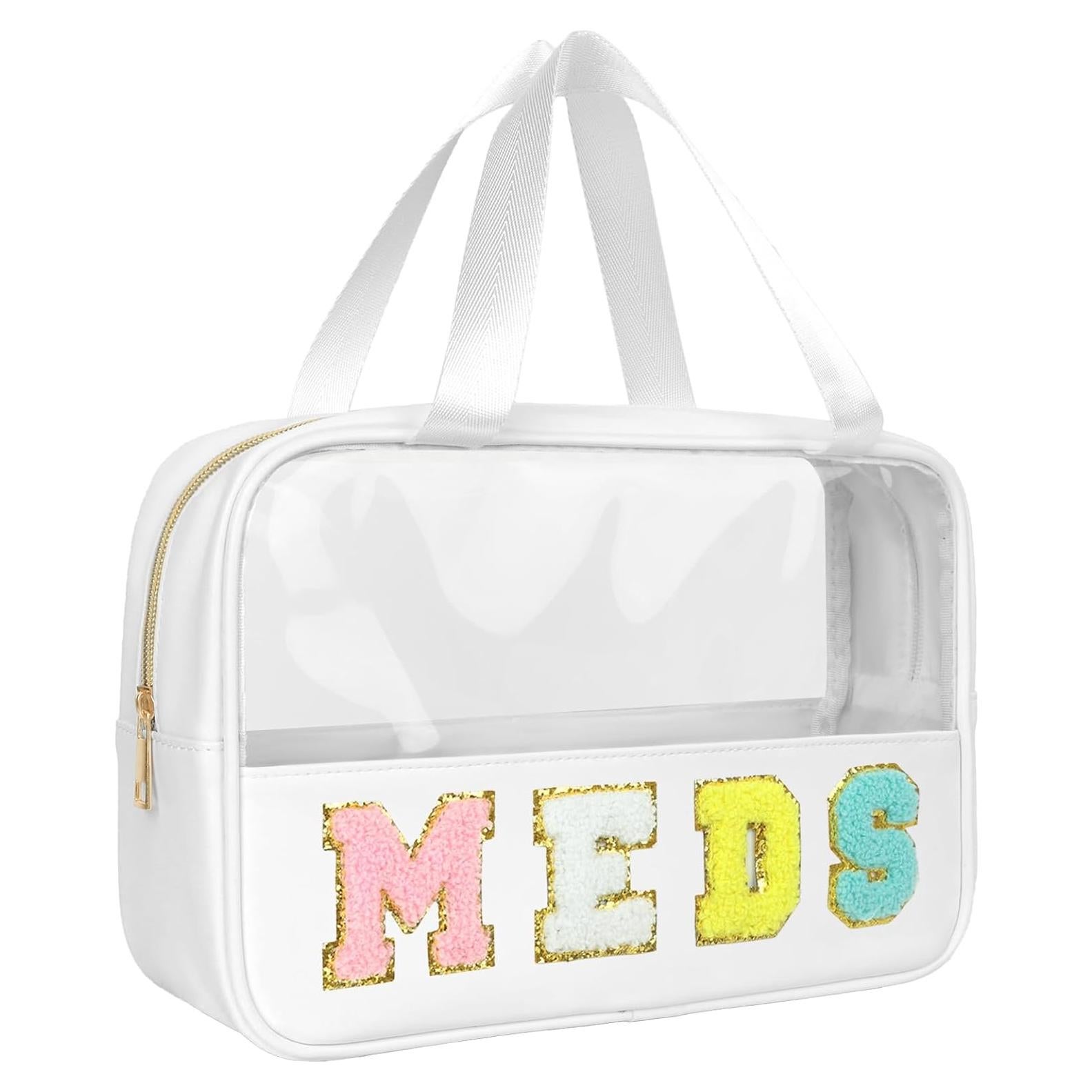 Bolsa Tote Enfermera Chenille Transparente 30x19.5cm STB-HS-NURSE