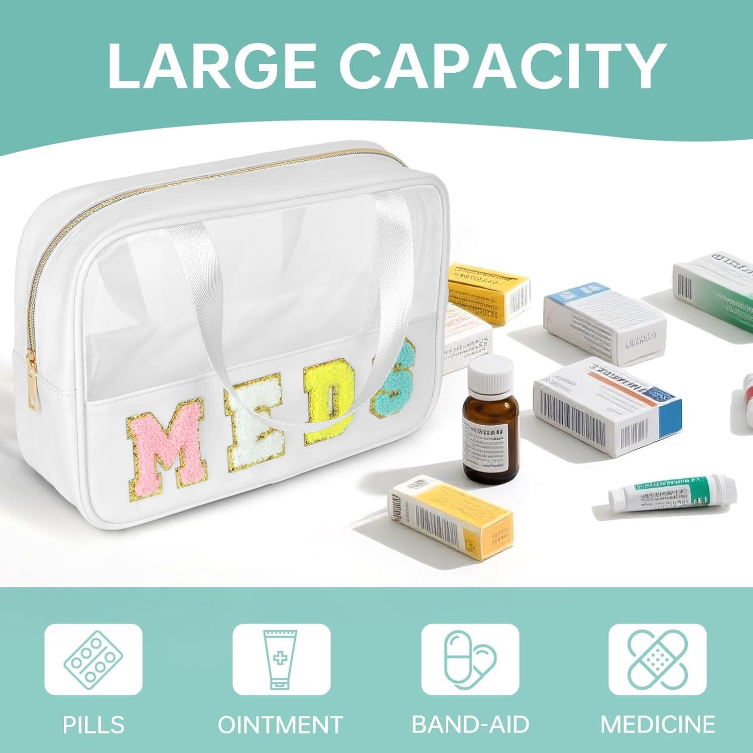 Bolsa Tote Enfermera Chenille Transparente 30x19.5cm STB-HS-NURSE