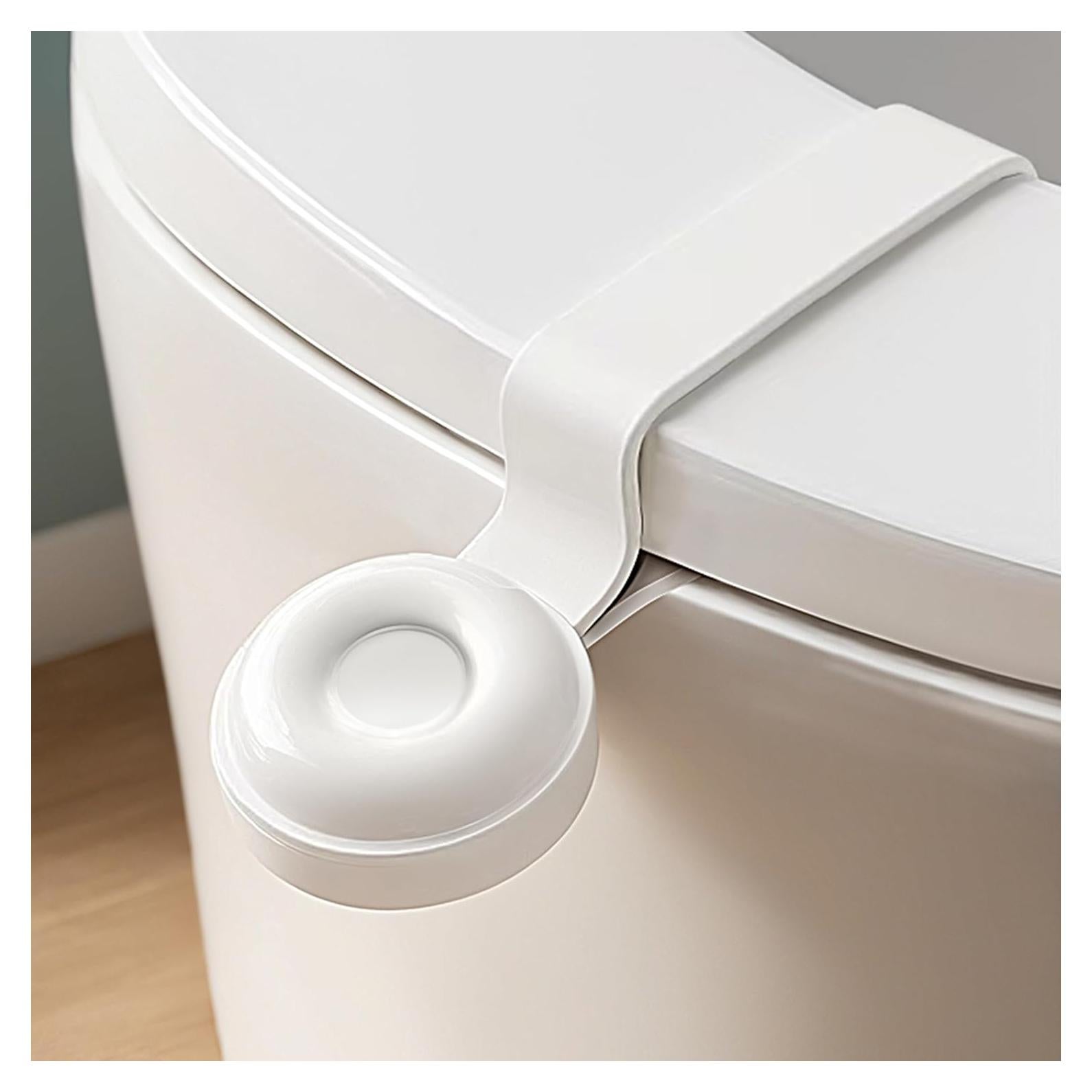 Mango de Asiento de Inodoro HIFEASTS - 2 Piezas Ergonomico Blanco