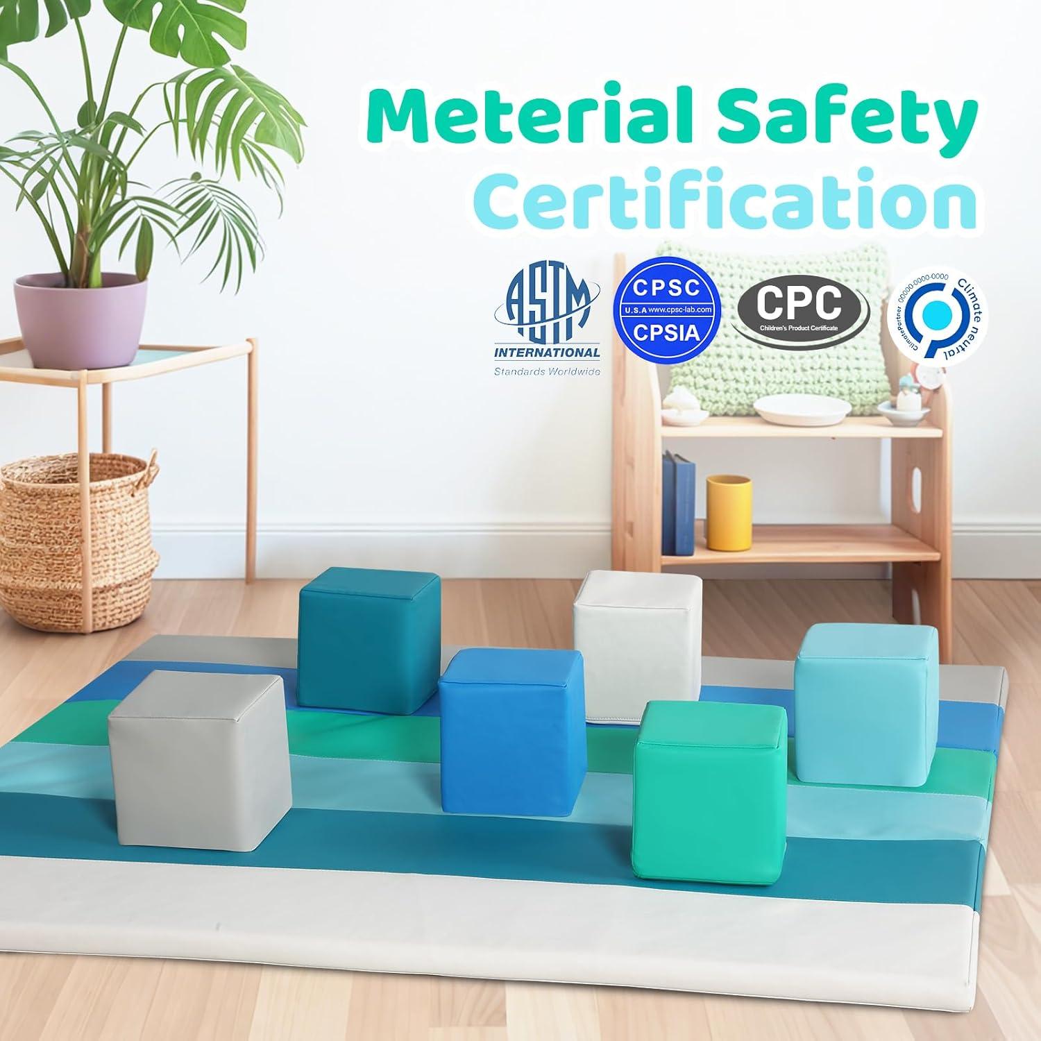 Bloques de Espuma Suave JungleDove 6 Piezas para Niños