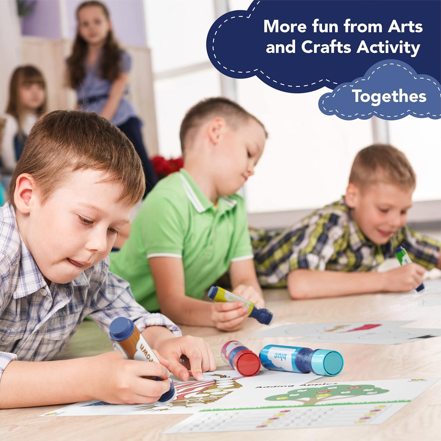 Marcadores de Puntos Lavables DOODLE HOG 8 Colores para Niños