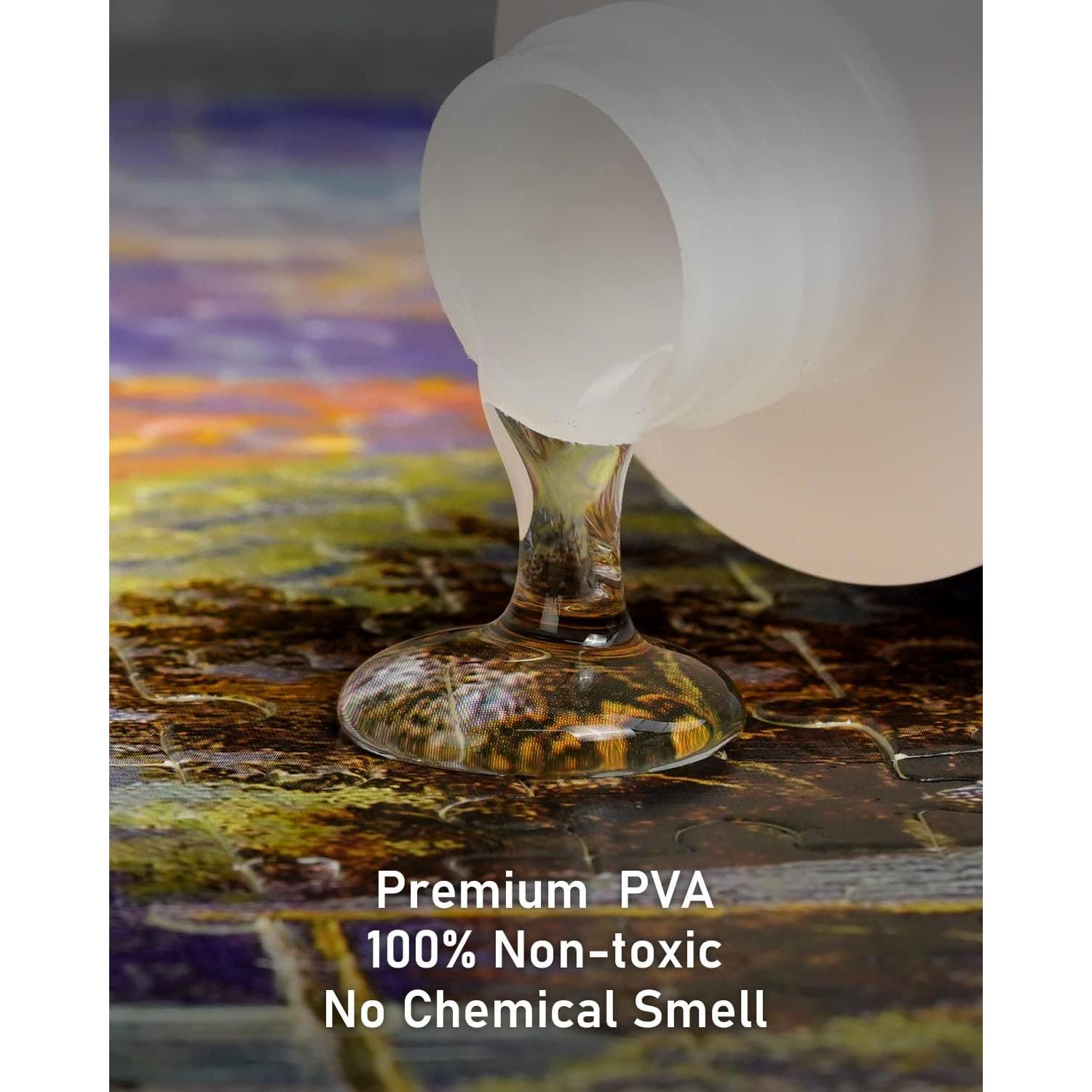 Pegamento para Rompecabezas Nicpro 210ml, Secado Rápido, No Tóxico