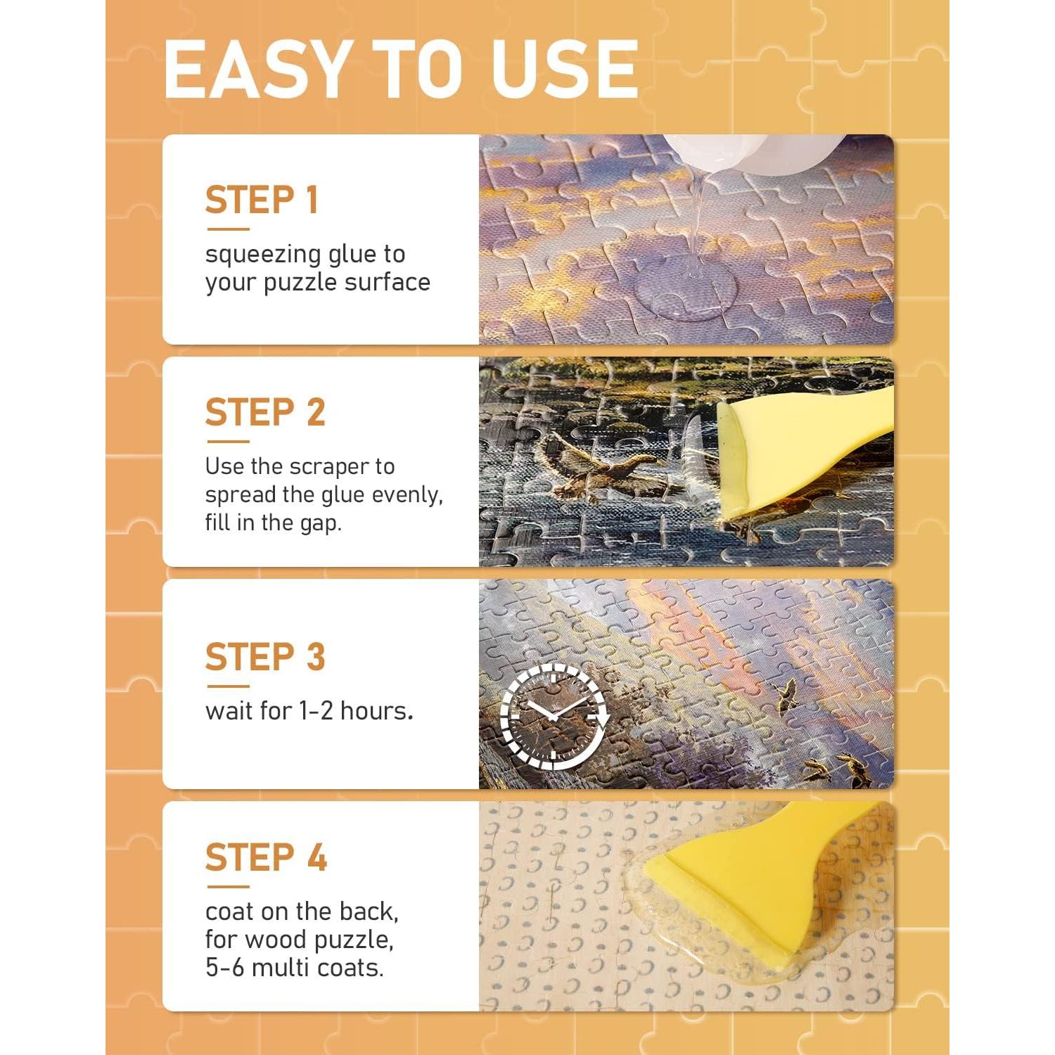 Pegamento para Rompecabezas Nicpro 210ml, Secado Rápido, No Tóxico