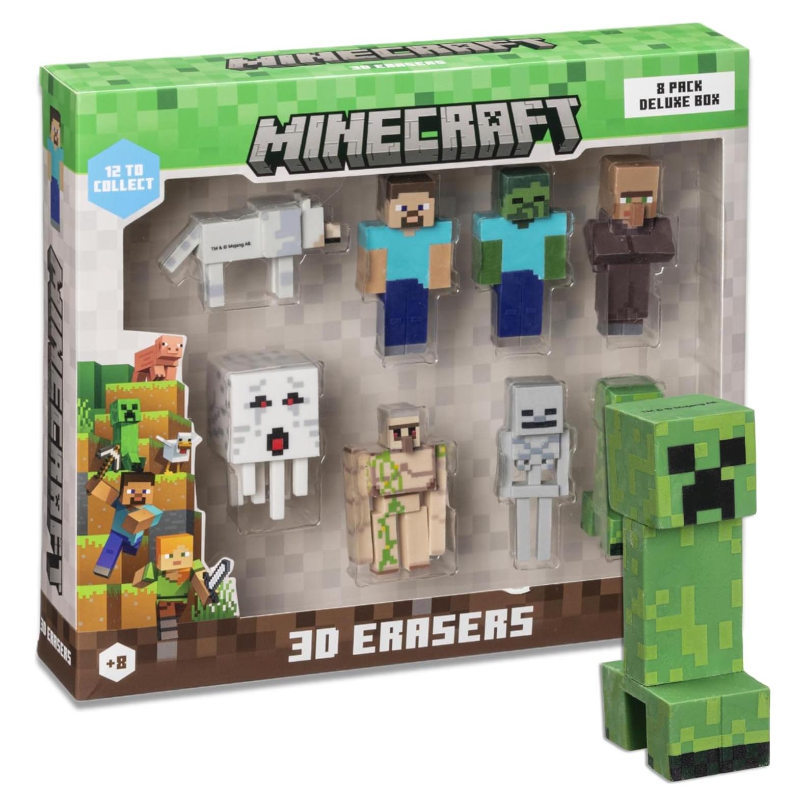 Borradores 3D Mine Craft P.M.I. Set Deluxe 8 Personajes