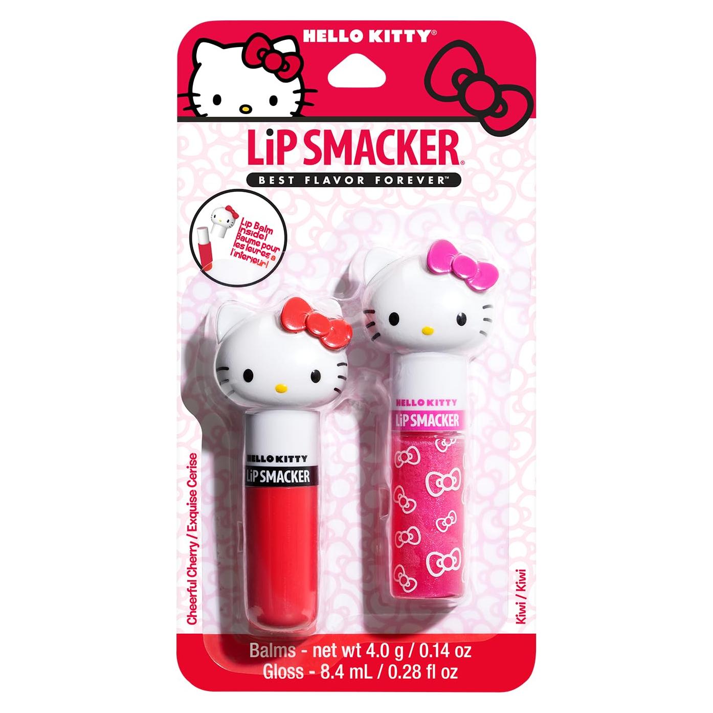 Bálsamo Labial Lip Smacker Hello Kitty Cereza Kiwi 3.98g
