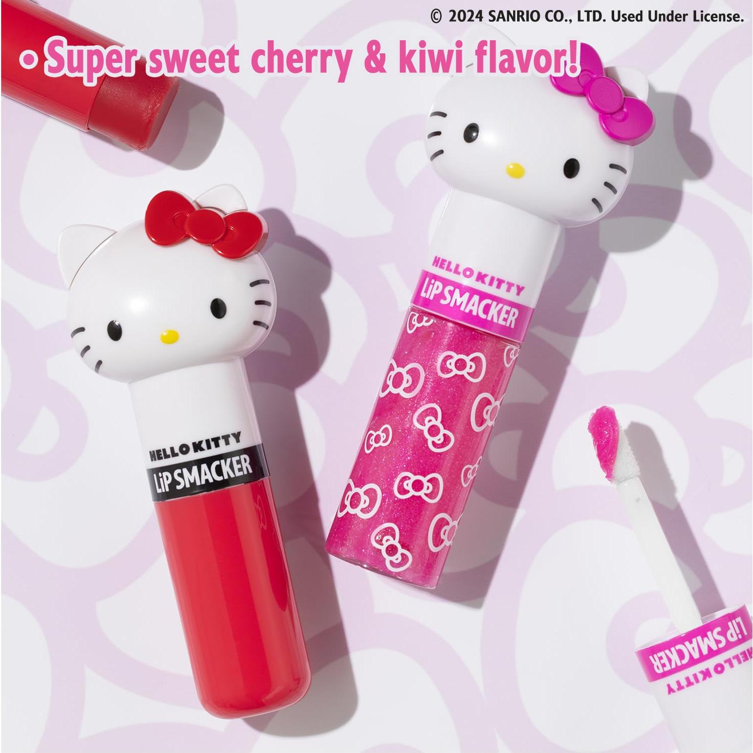 Bálsamo Labial Lip Smacker Hello Kitty Cereza Kiwi 3.98g
