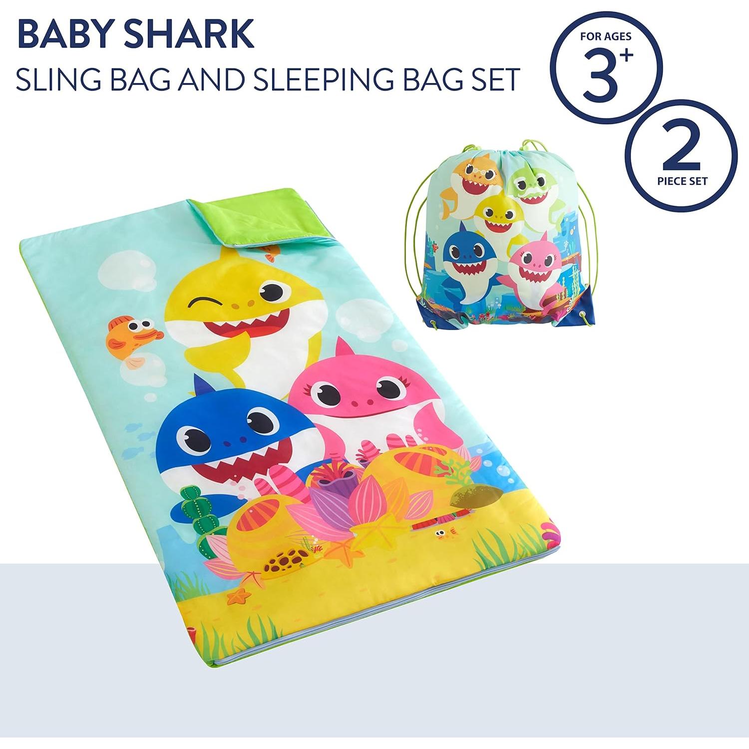 Juego de Bolsa de Dormir Baby Shark Idea Nuova 2 Piezas