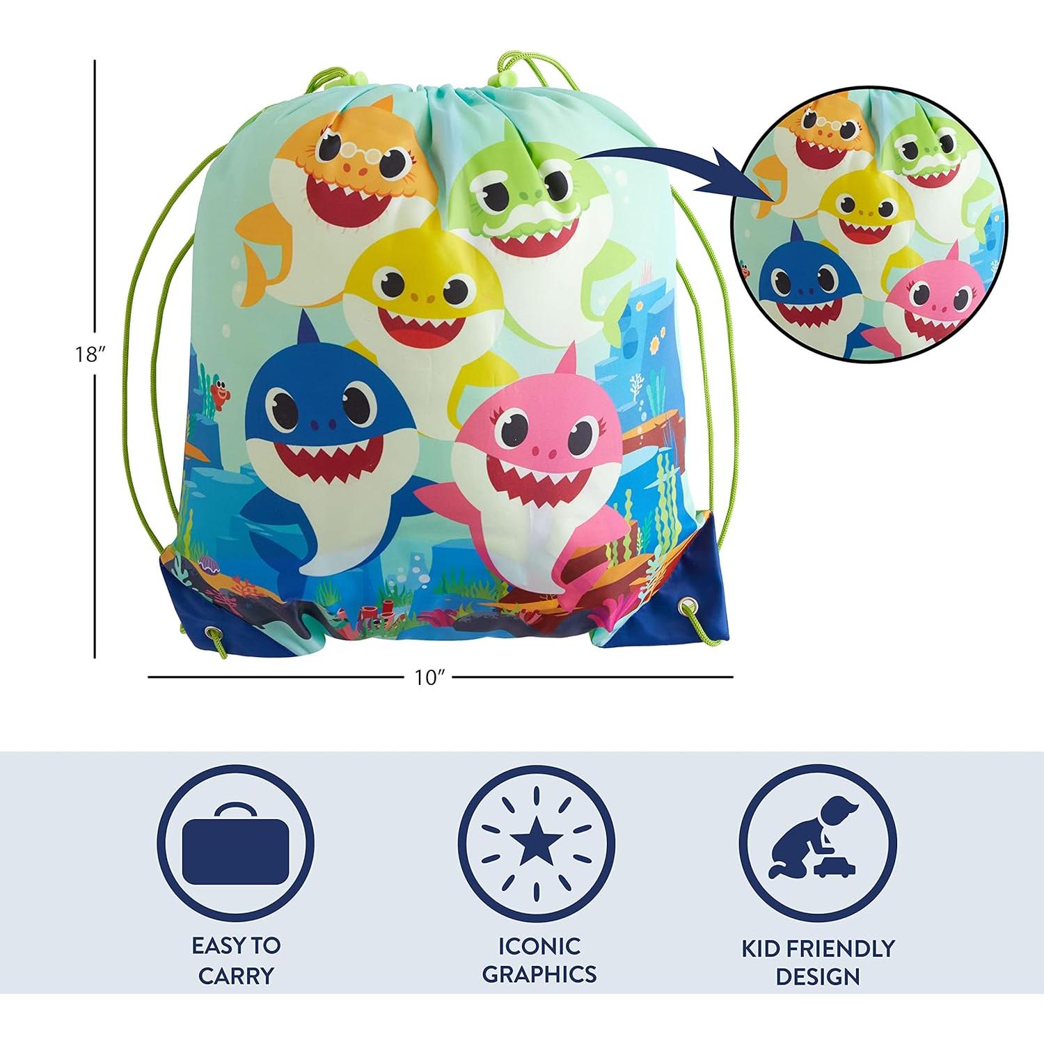 Juego de Bolsa de Dormir Baby Shark Idea Nuova 2 Piezas