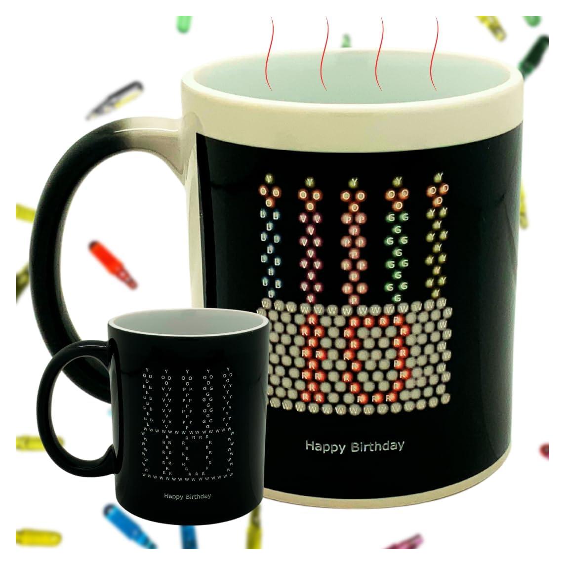 Taza Iluminada Cumpleaños 10 IllumiPeg 11 oz Cerámica