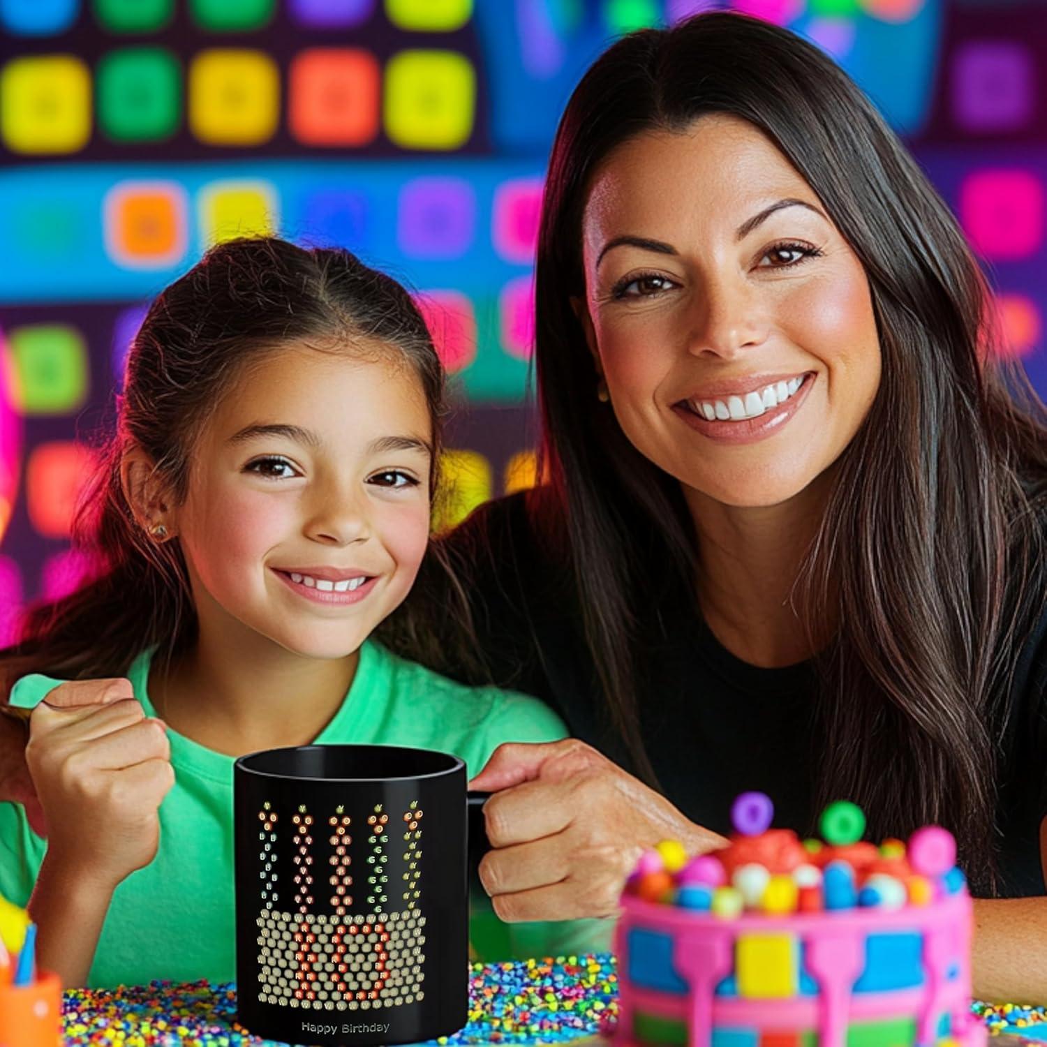 Taza Iluminada Cumpleaños 10 IllumiPeg 11 oz Cerámica