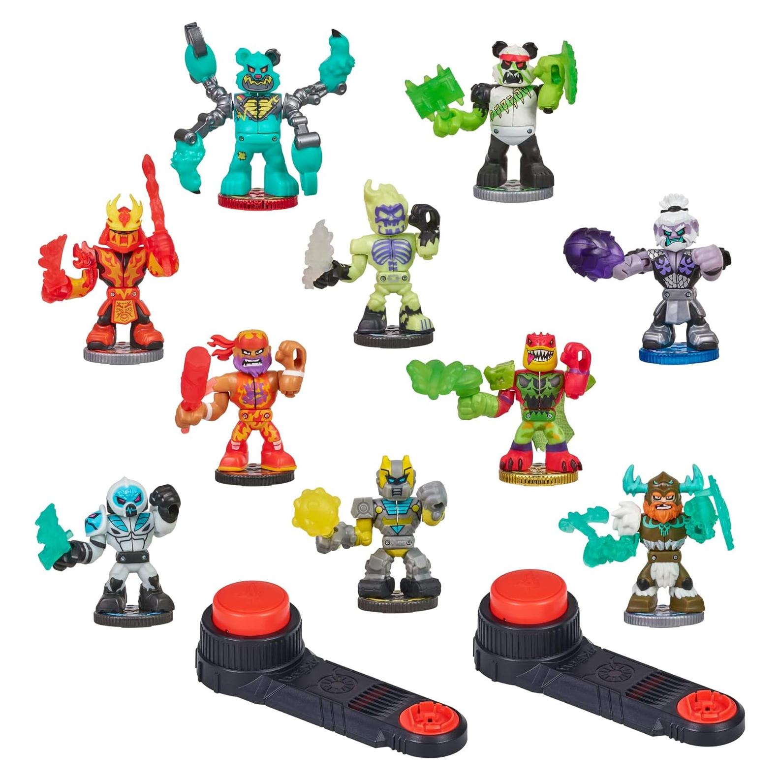 Paquete de Coleccionista Button Bash Moose Toys - 10 Figuras de Guerreros