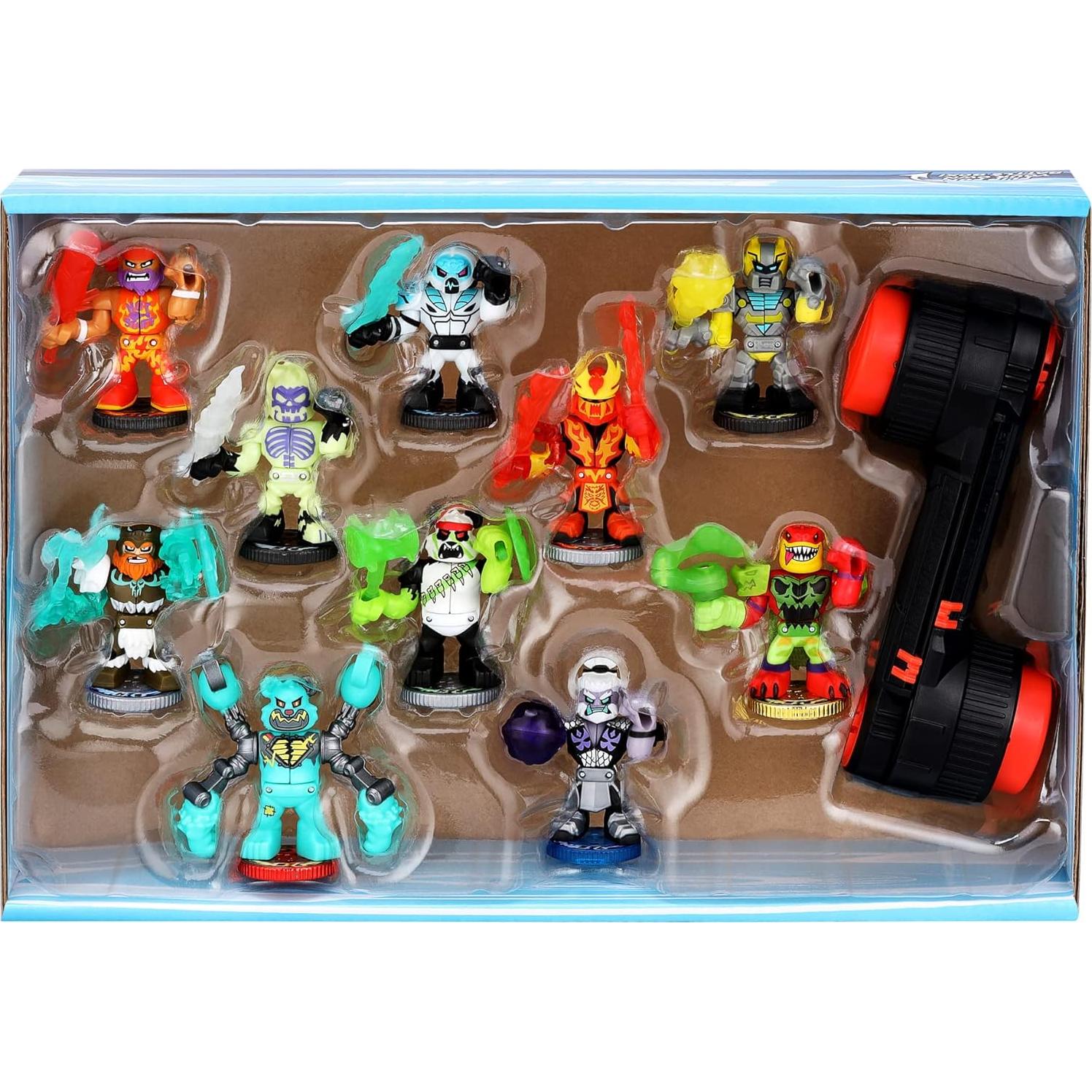 Paquete de Coleccionista Button Bash Moose Toys - 10 Figuras de Guerreros