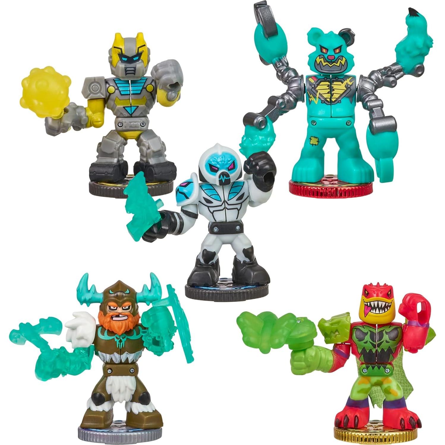 Paquete de Coleccionista Button Bash Moose Toys - 10 Figuras de Guerreros