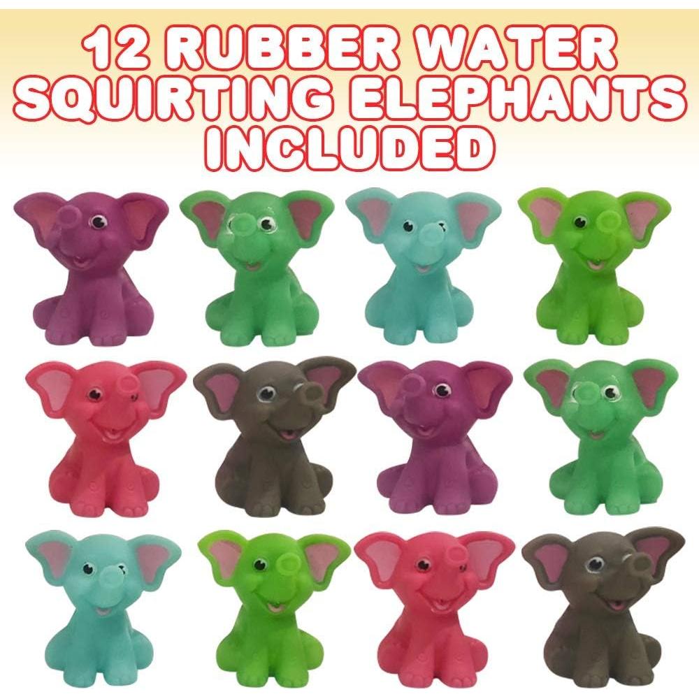 Juguetes de Baño Elefantes de Goma ArtCreativity - 12 Piezas