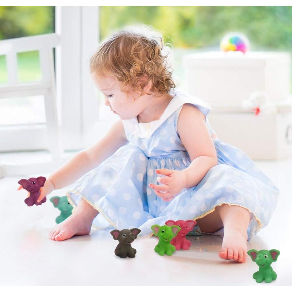 Juguetes de Baño Elefantes de Goma ArtCreativity - 12 Piezas