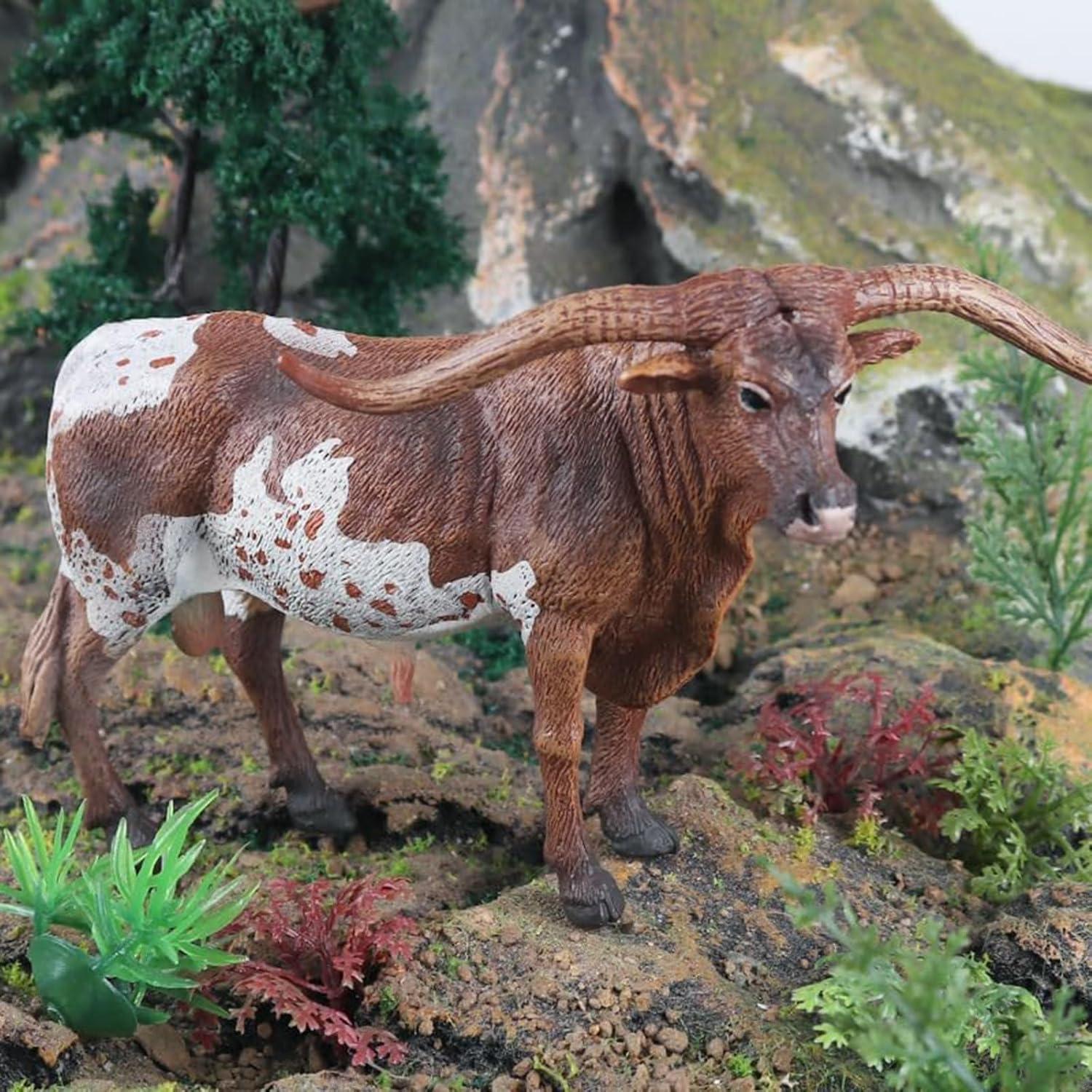 Figura de Juguete Vaca Longhorn EOIVSH 16 cm Educativa
