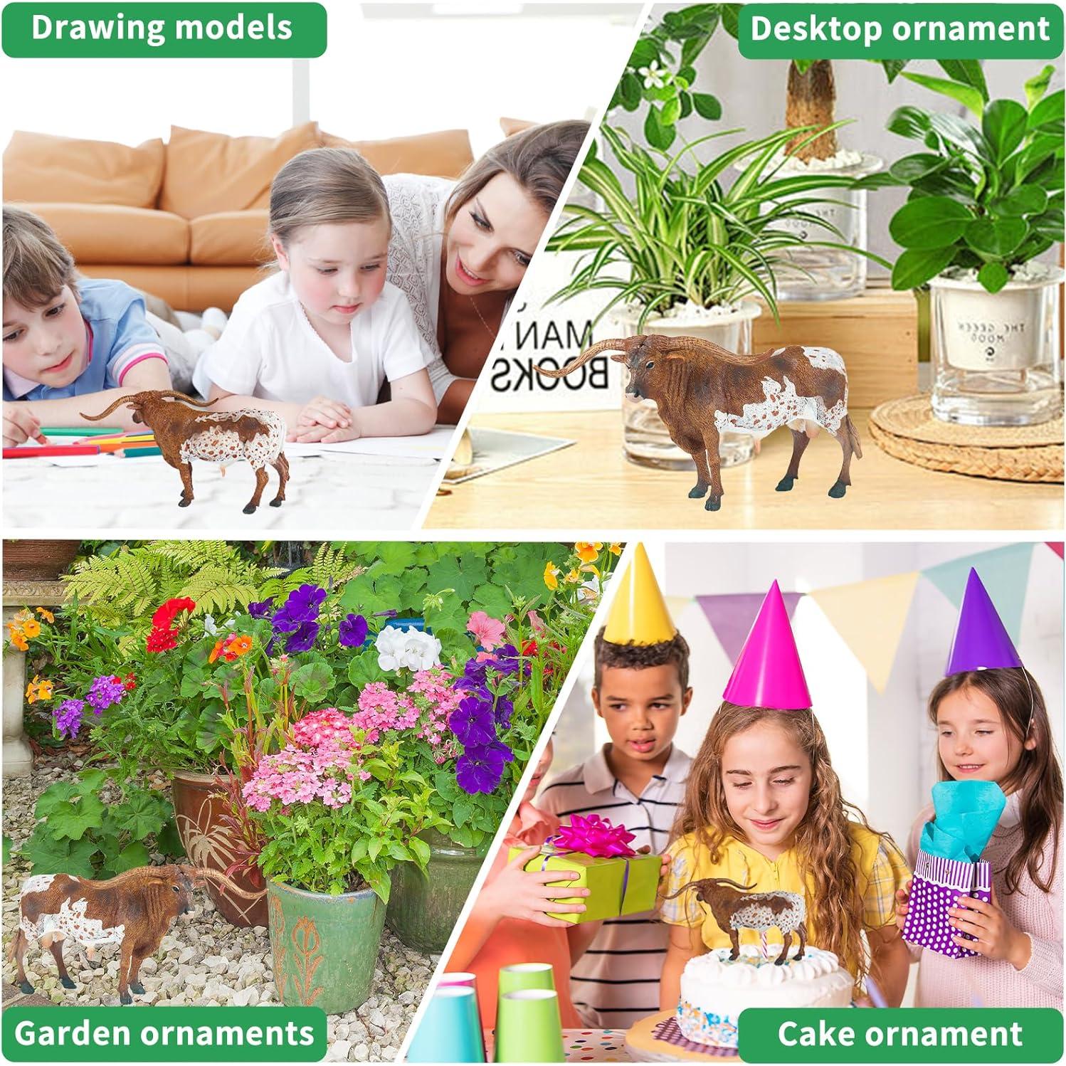 Figura de Juguete Vaca Longhorn EOIVSH 16 cm Educativa