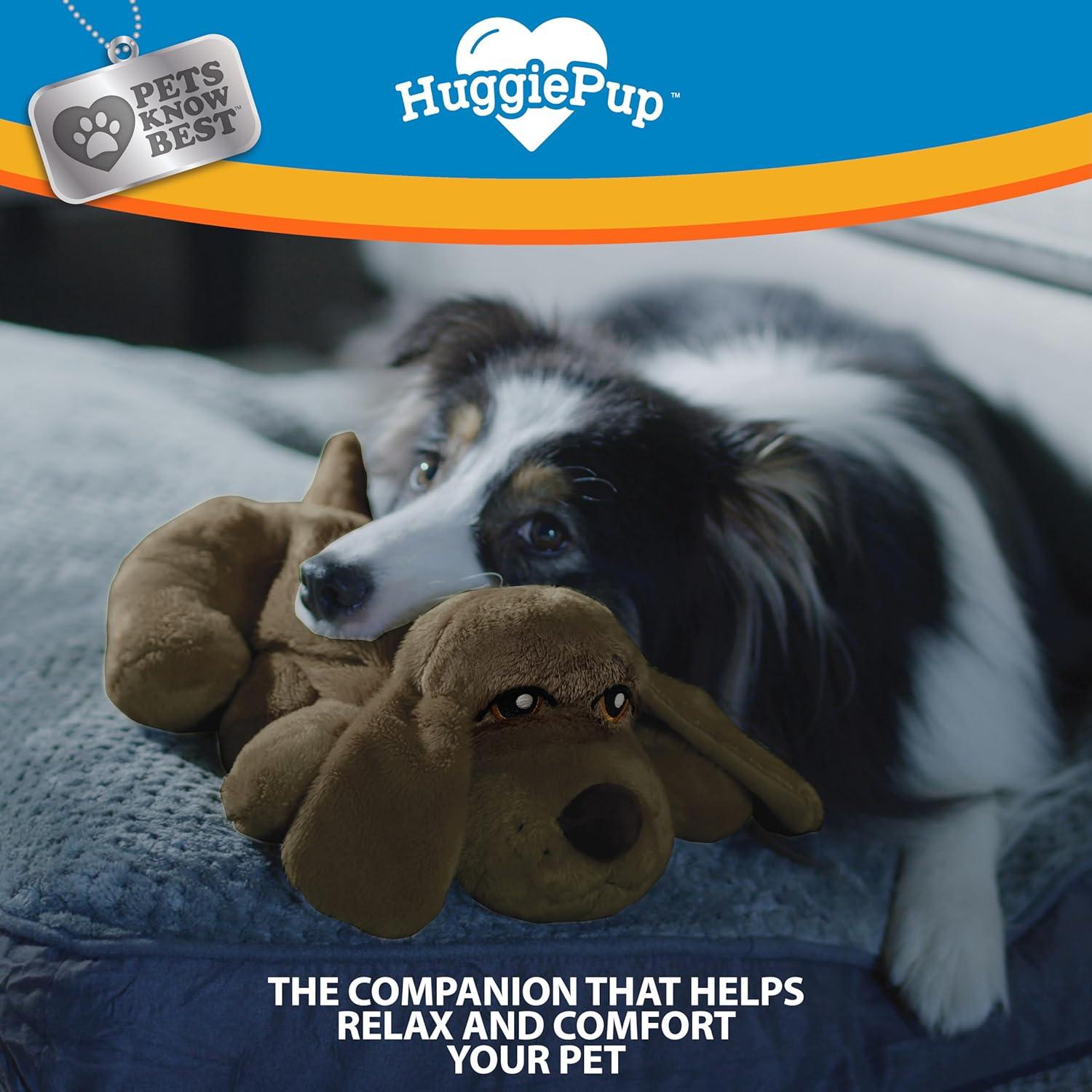 HuggiePup Pets Know Best - Juguete Calmante para Cachorros Chocolate