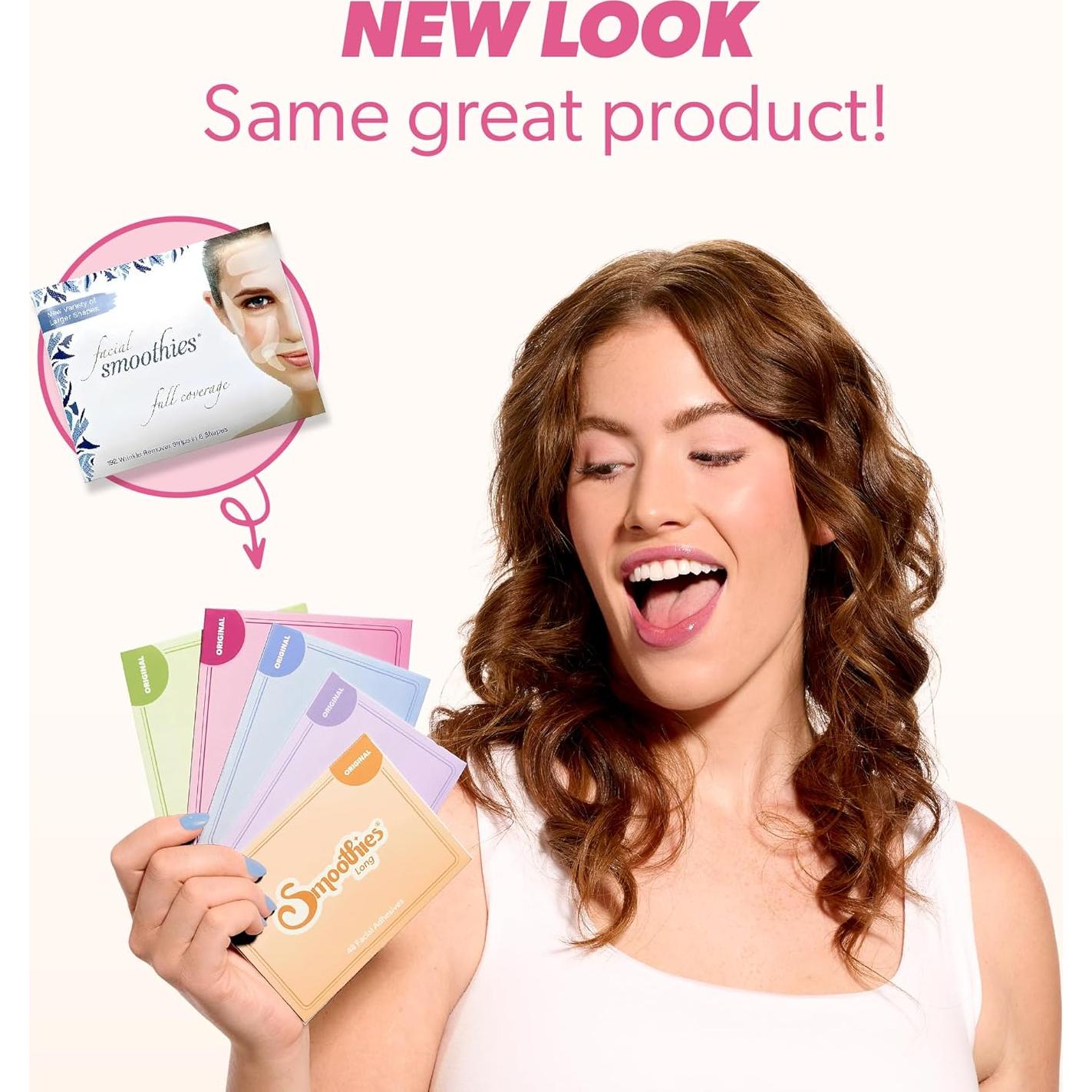 Parches Faciales Smoothies para Arrugas - Cobertura Completa 192 Piezas