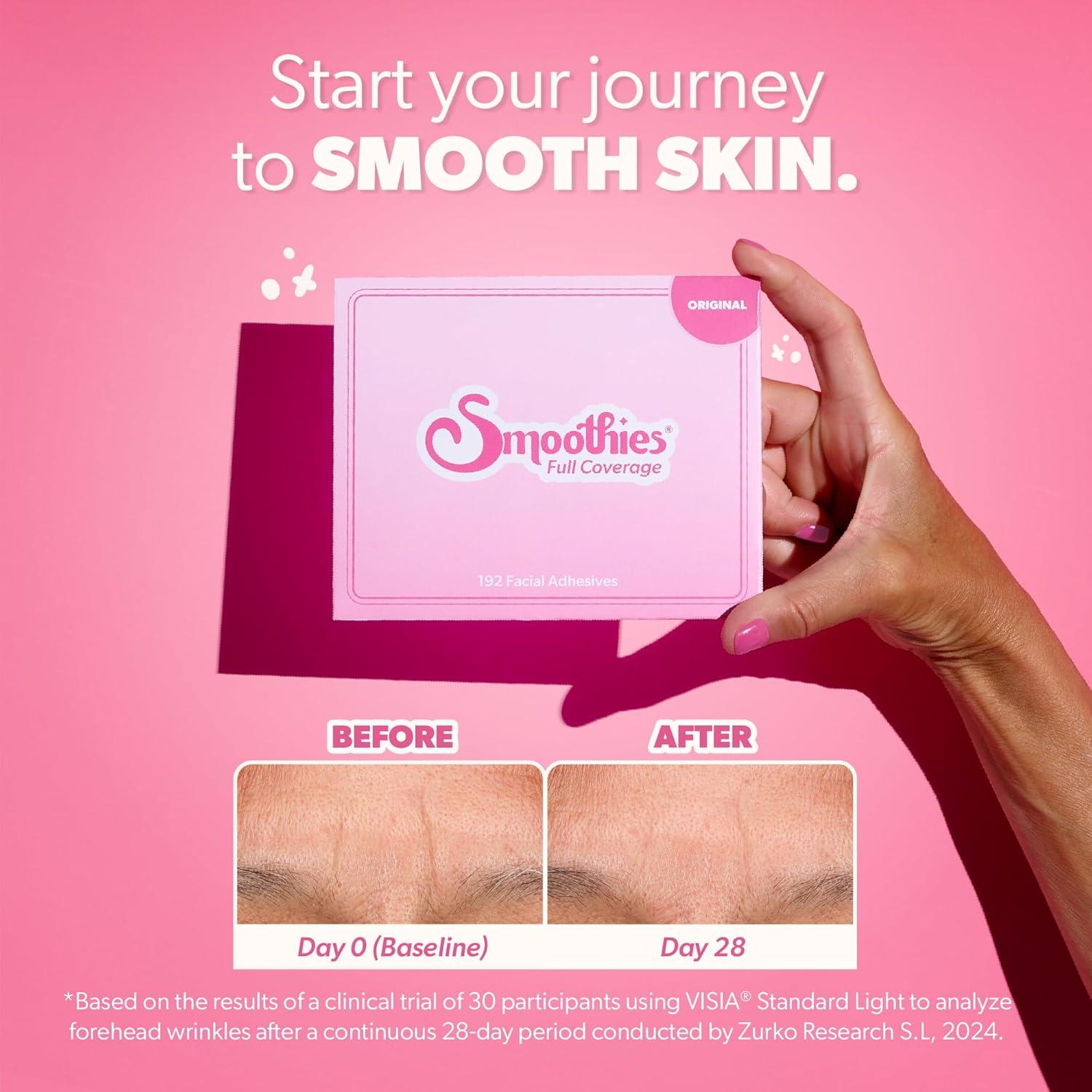 Parches Faciales Smoothies para Arrugas - Cobertura Completa 192 Piezas