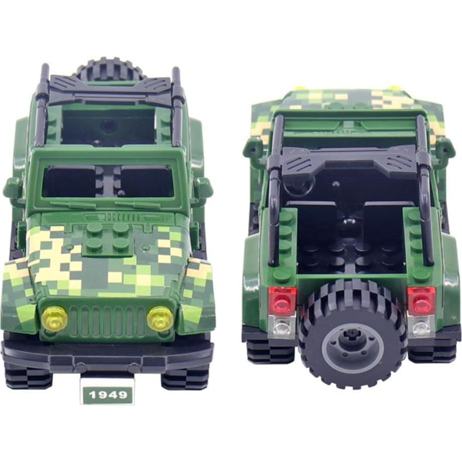 Bloque de Construcción Vehículo Militar GUANGDONG 57 Piezas