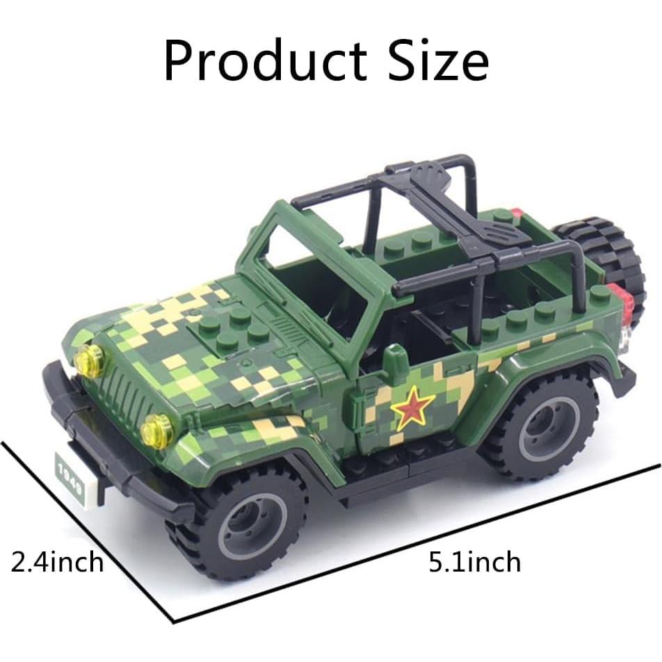 Bloque de Construcción Vehículo Militar GUANGDONG 57 Piezas