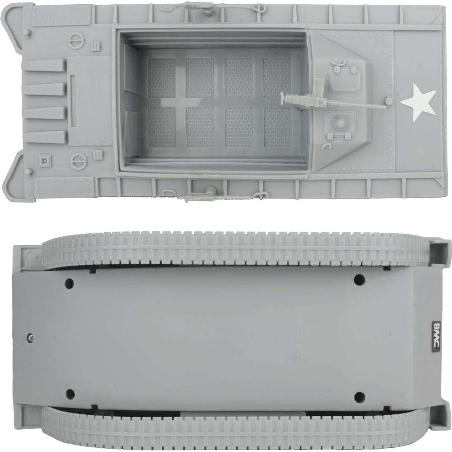 Vehículo Anfibio BMC WW2 Amtrac LVT-2 1:32 Gris