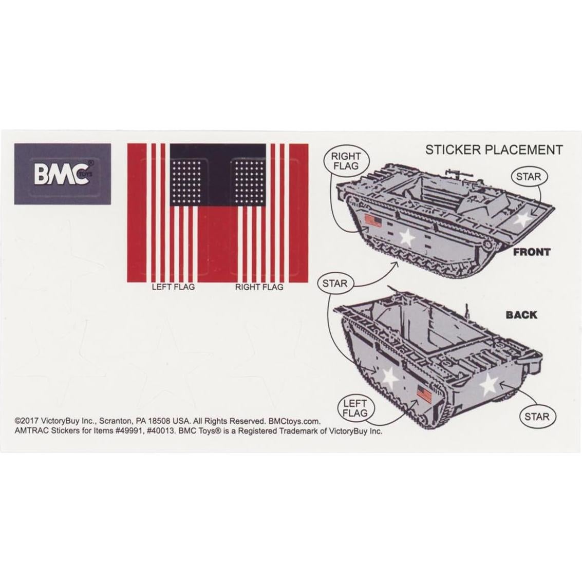 Vehículo Anfibio BMC WW2 Amtrac LVT-2 1:32 Gris