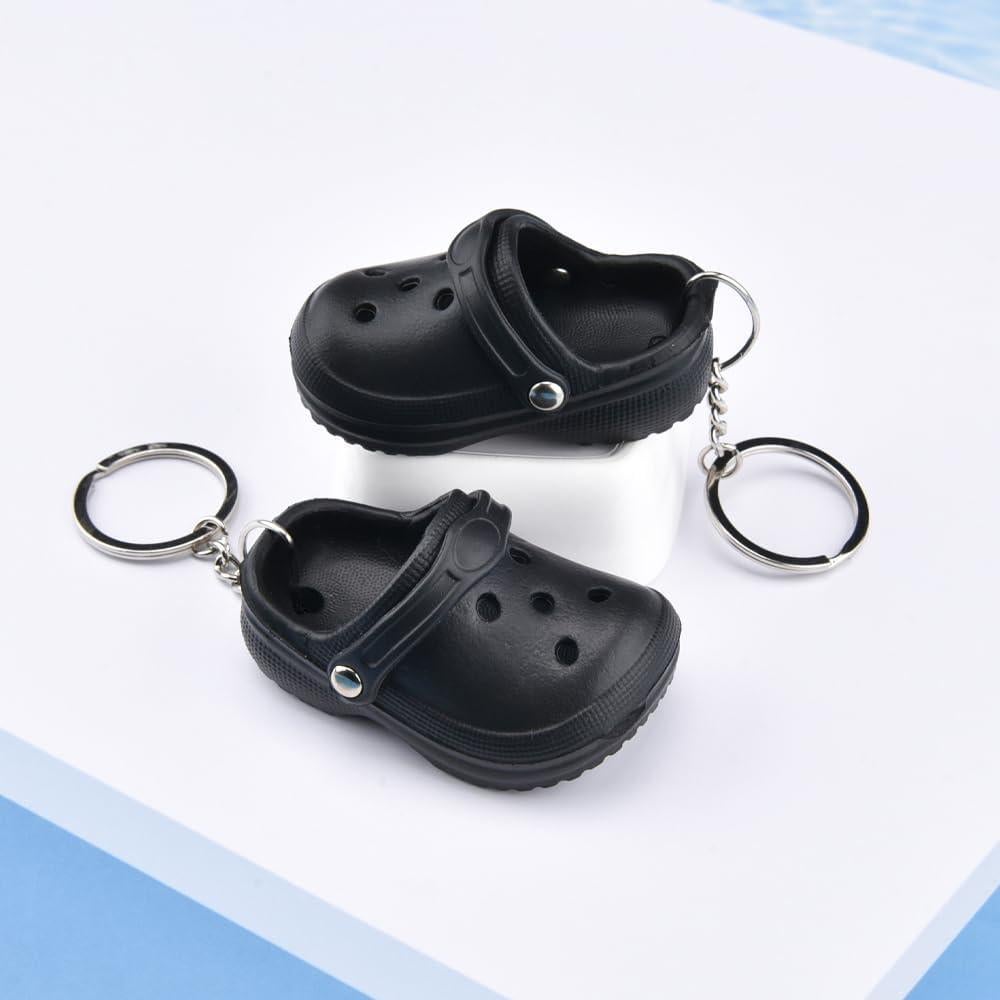 Llaveros de Zapatos Lindos para Mujeres - 2 Piezas Negros