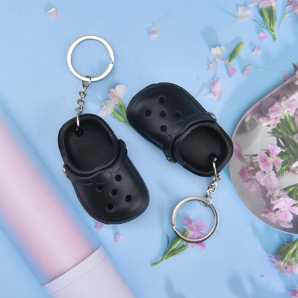 Llaveros de Zapatos Lindos para Mujeres - 2 Piezas Negros