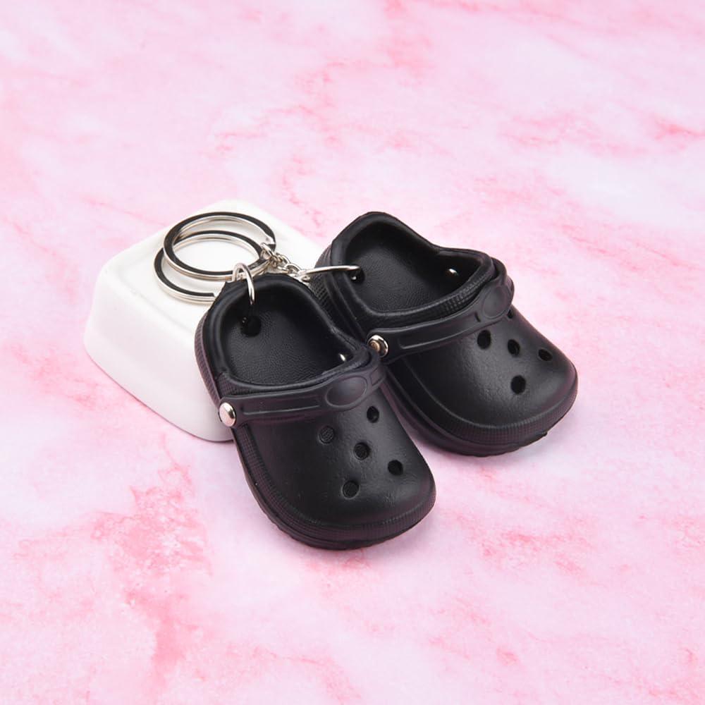 Llaveros de Zapatos Lindos para Mujeres - 2 Piezas Negros