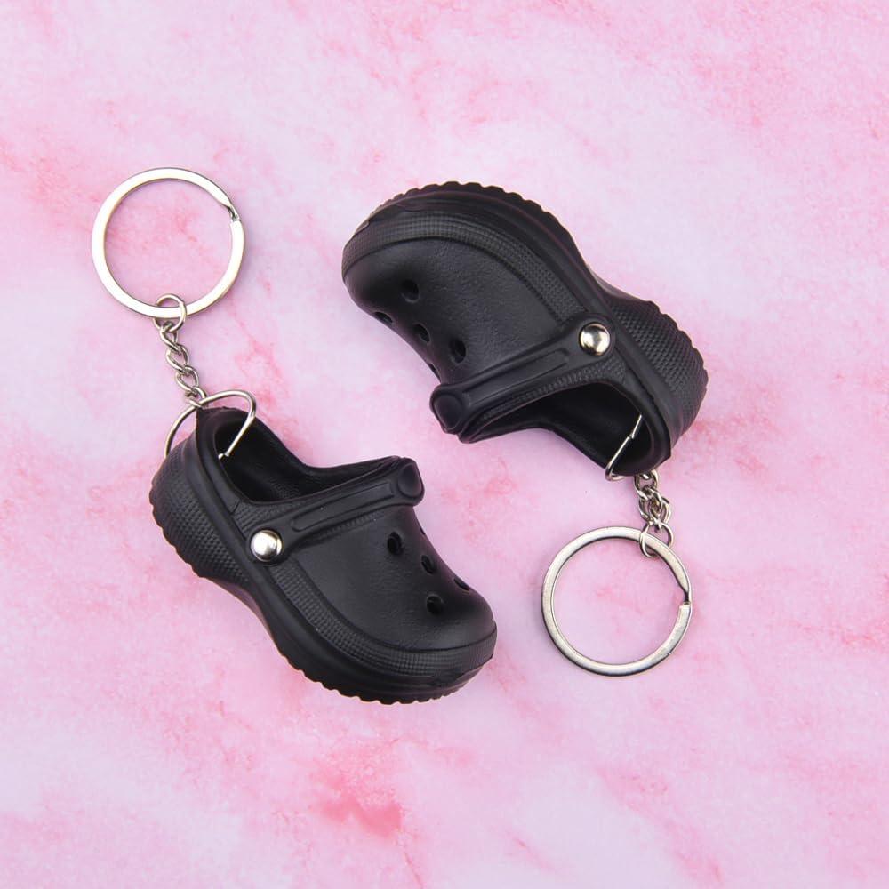 Llaveros de Zapatos Lindos para Mujeres - 2 Piezas Negros