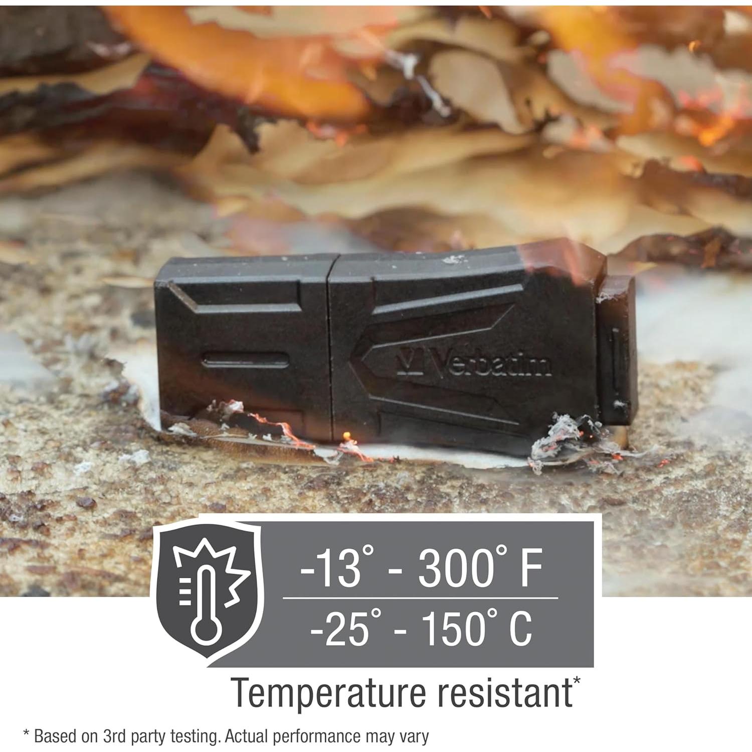 Verbatim ToughMAX 16GB USB 2.0 Flash Drive Resistente